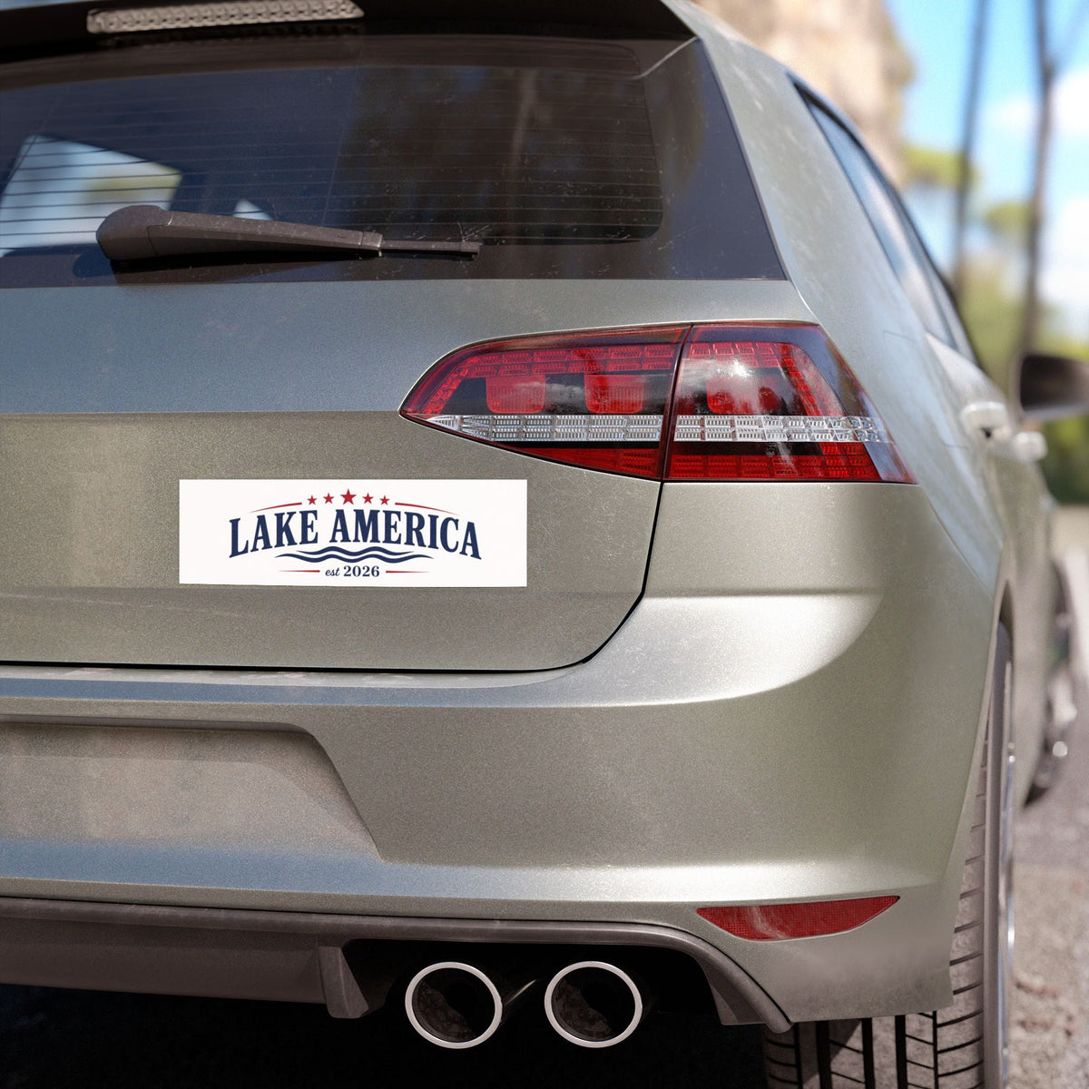 Lake America Est. 2026 Car Magnet (2 Sizes) - PatriotDepot.com