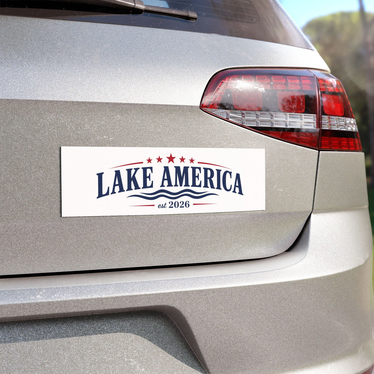 Lake America Est. 2026 Car Magnet (2 Sizes) - PatriotDepot.com