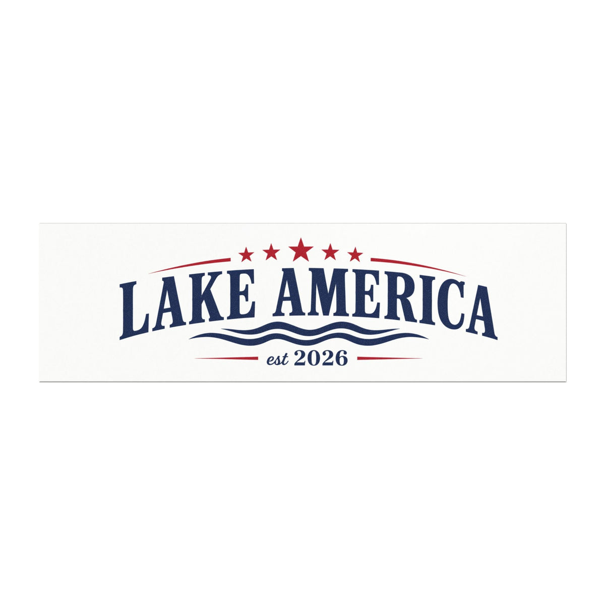 Lake America Est. 2026 Car Magnet (2 Sizes) - PatriotDepot.com