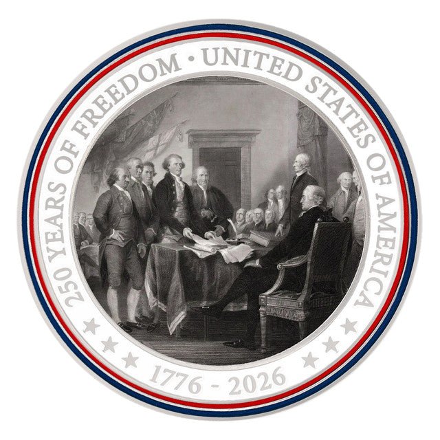 Legacy Forged: 250 Years of Freedom Commemorative Lapel Pin (1776–2026) - PatriotDepot.com