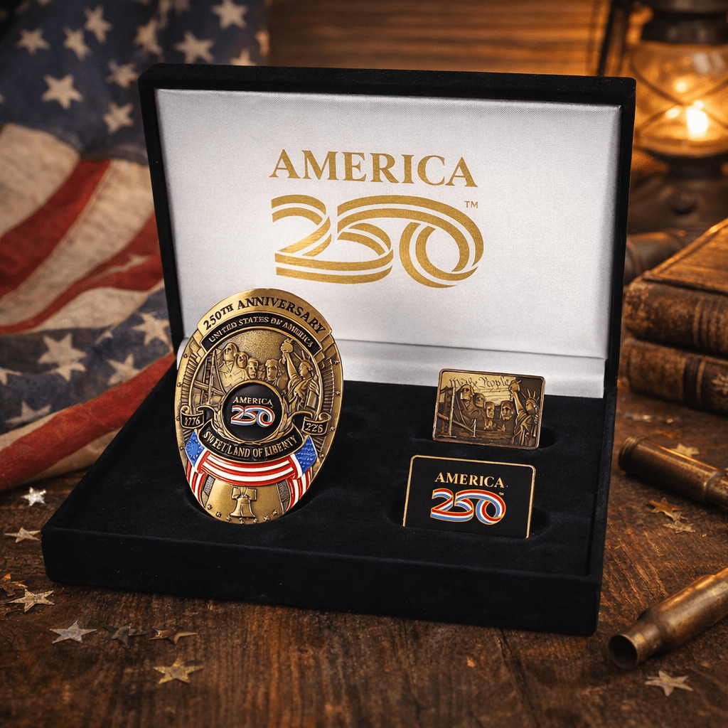 Legacy of Liberty: Official America250™ Anniversary Badge & Pin Collector Set - PatriotDepot.com
