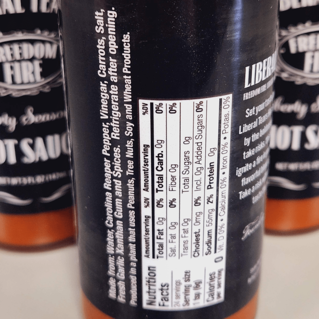 Liberal Tears Freedom Fire Hot Sauce - PatriotDepot.com