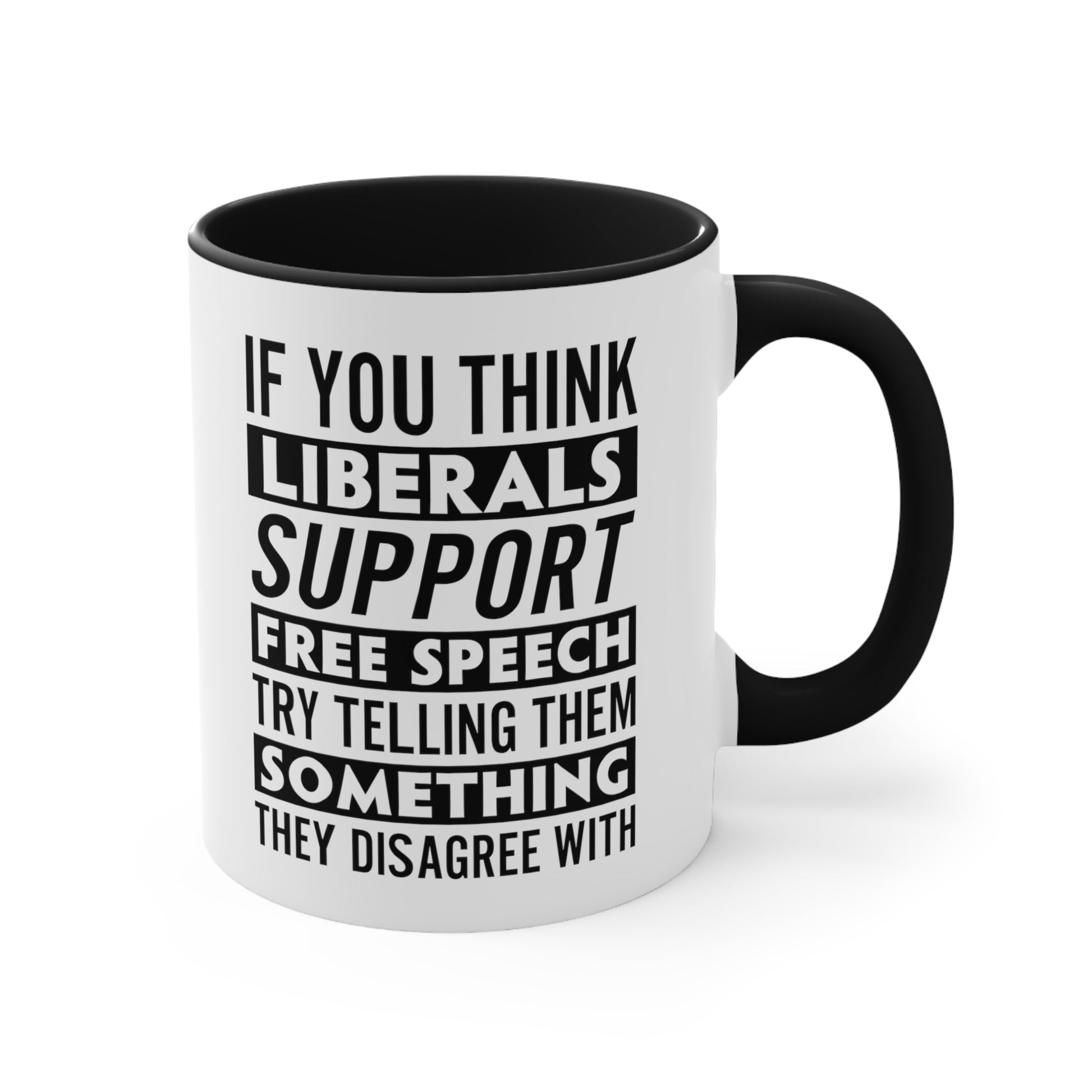 Liberals "Free Speech" Mug - PatriotDepot.com