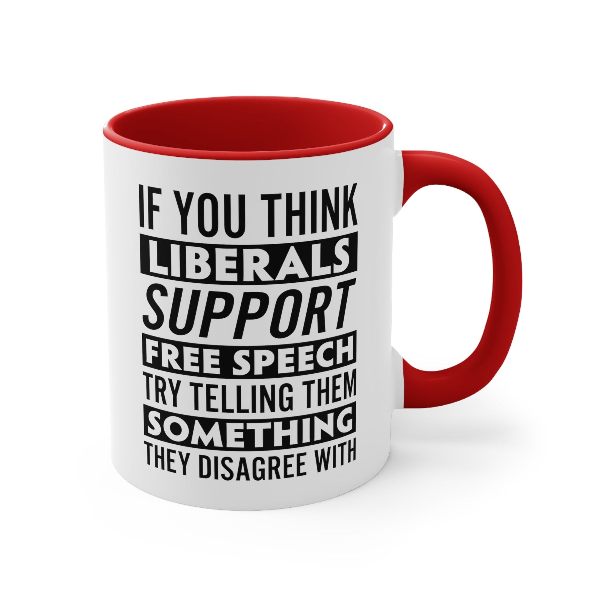 Liberals "Free Speech" Mug - PatriotDepot.com
