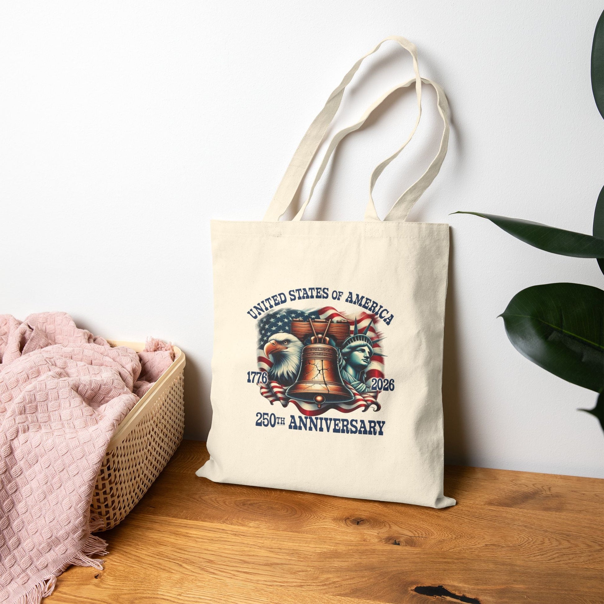 Liberty Bell 250th Anniversary Canvas Tote - PatriotDepot.com