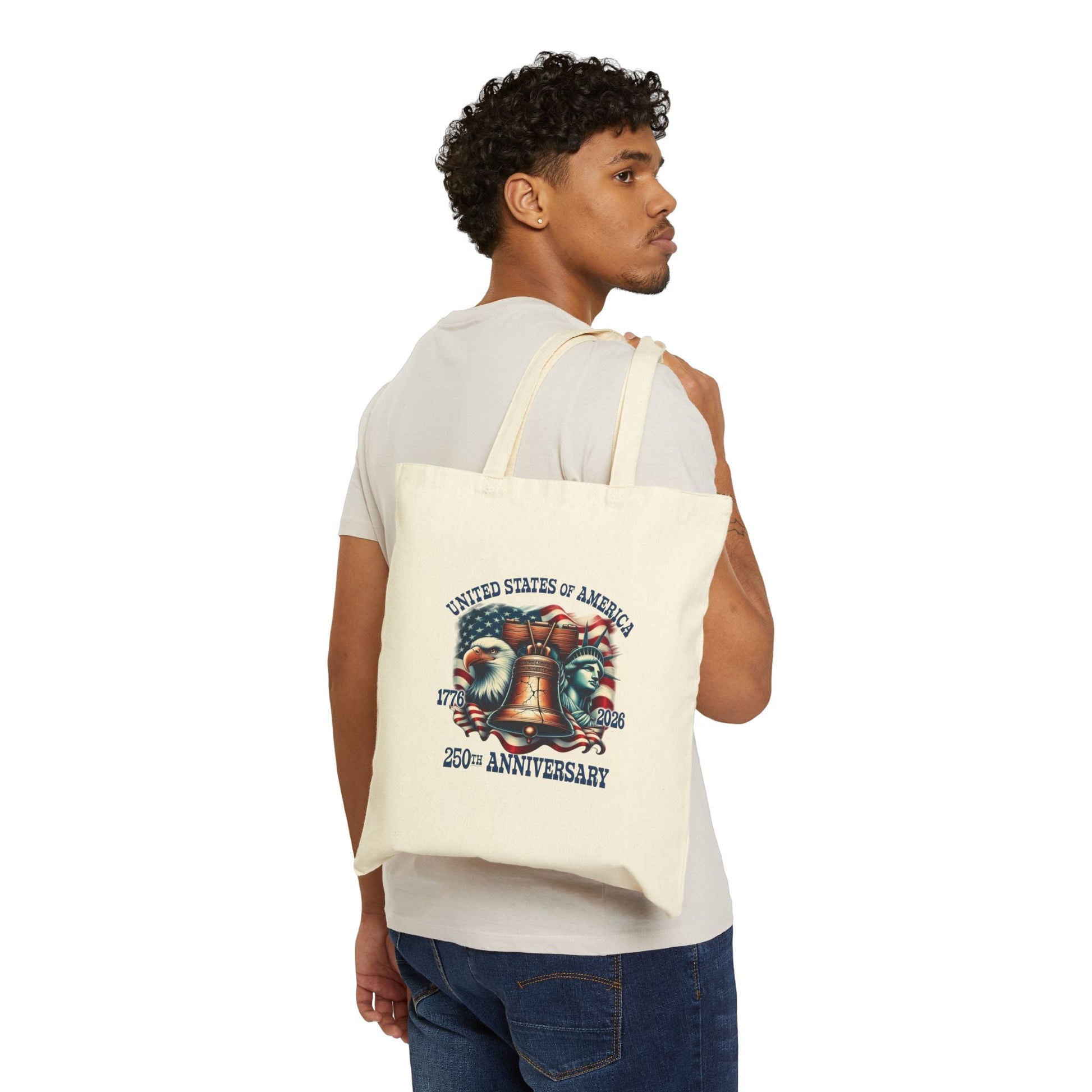 Liberty Bell 250th Anniversary Canvas Tote - PatriotDepot.com