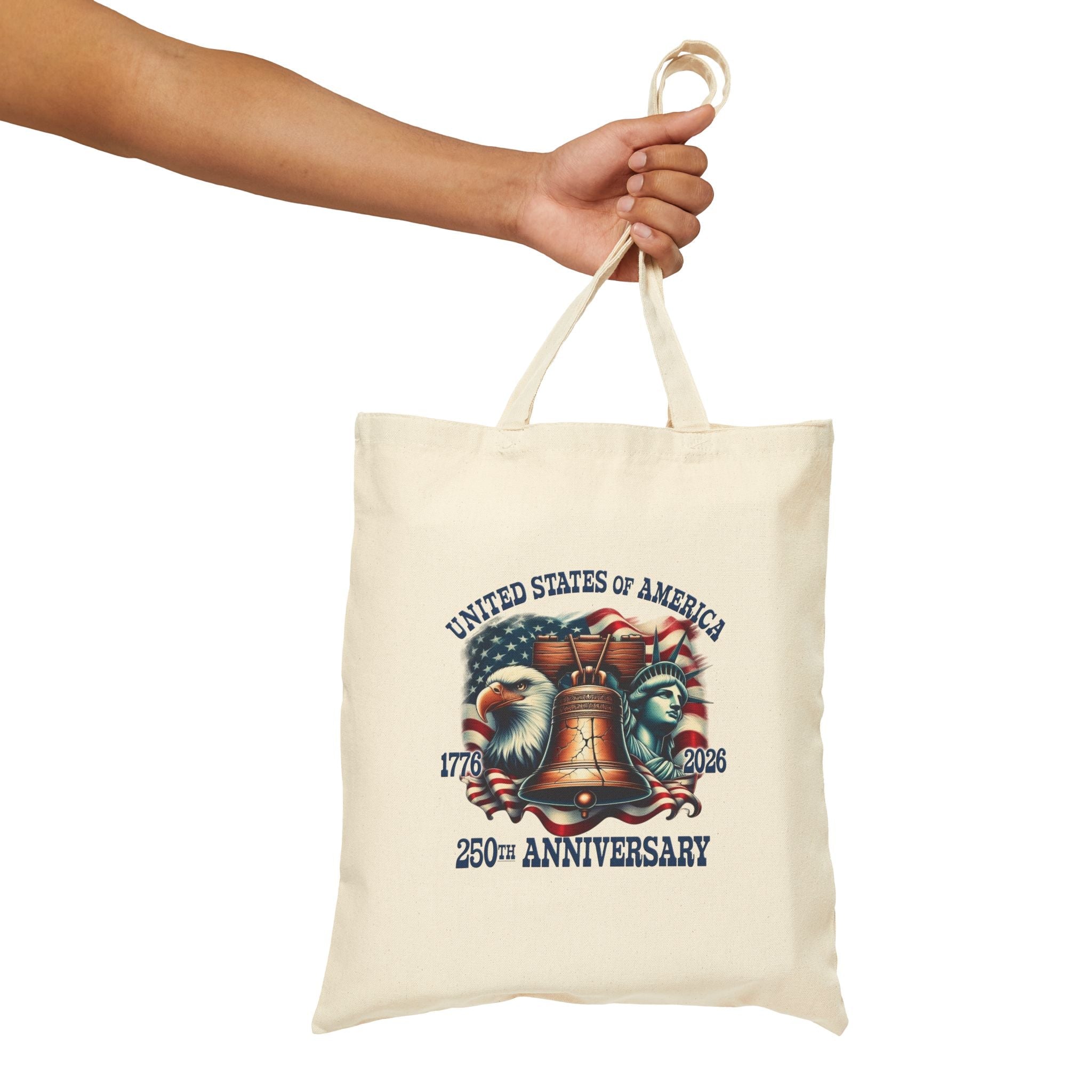 Liberty Bell 250th Anniversary Canvas Tote - PatriotDepot.com