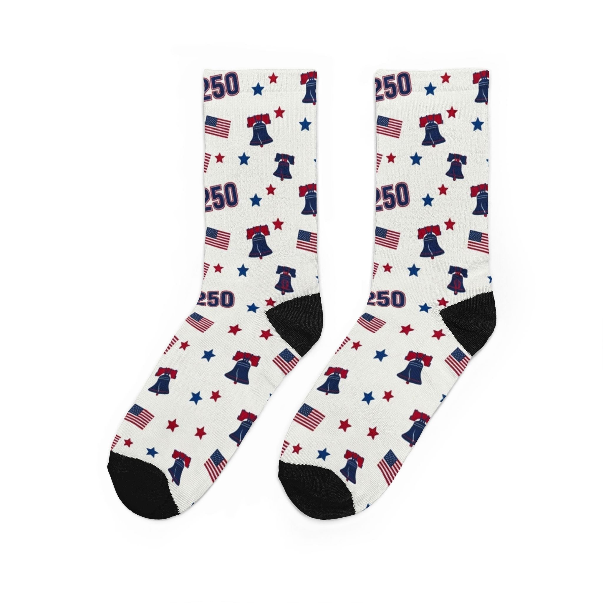 Liberty Bell Americana Heritage Crew Socks - PatriotDepot.com