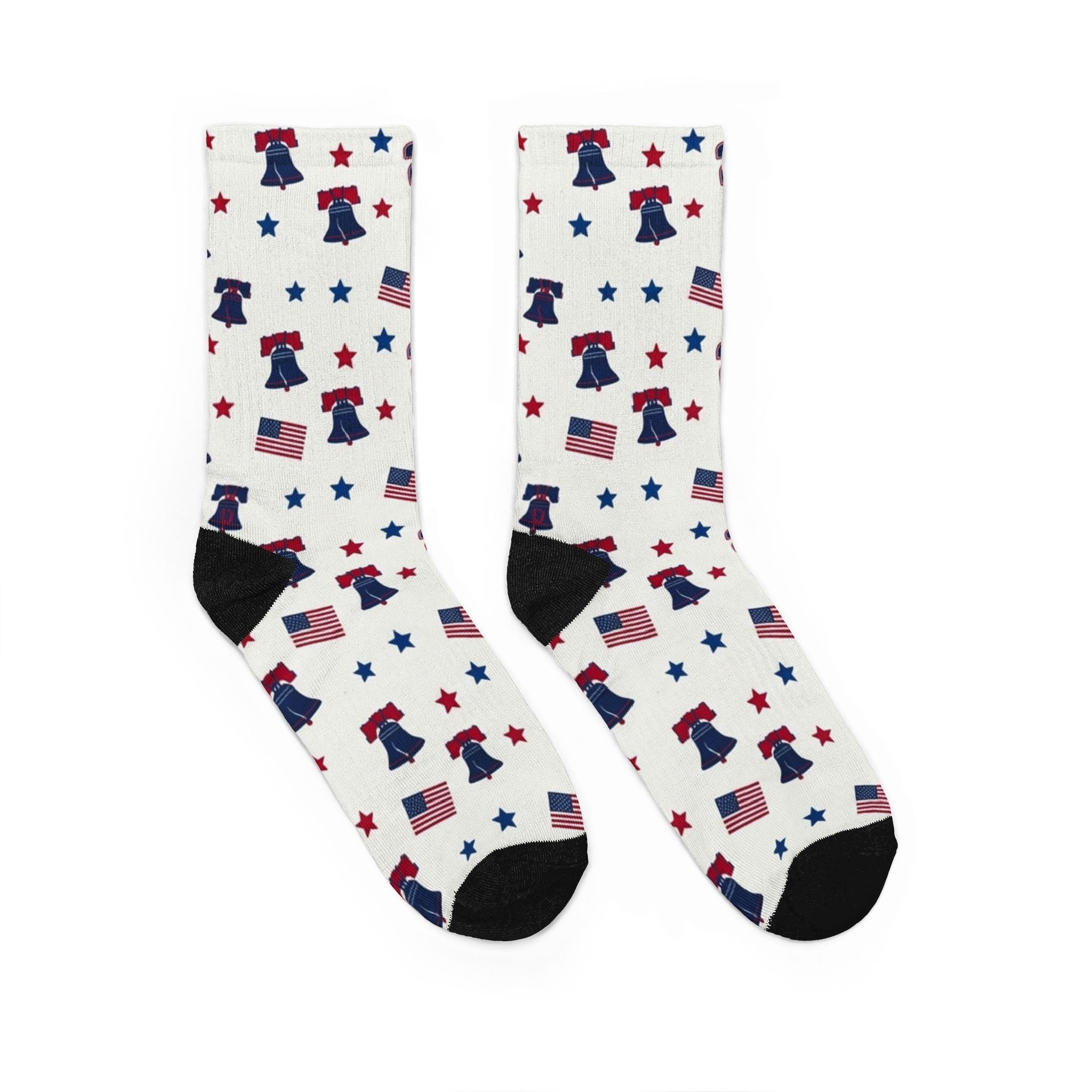 Liberty Bell Americana Heritage Crew Socks - PatriotDepot.com