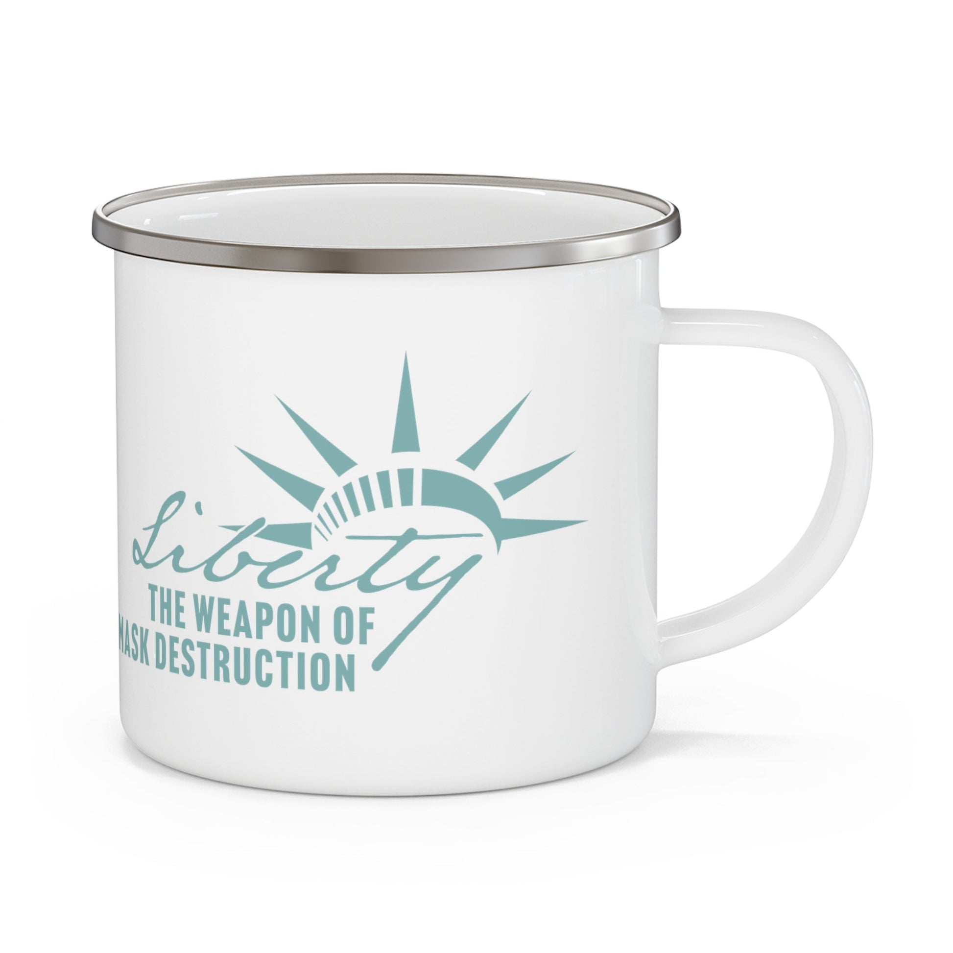 Liberty Enamel Camping Mug - PatriotDepot.com