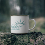 Liberty Enamel Camping Mug - PatriotDepot.com