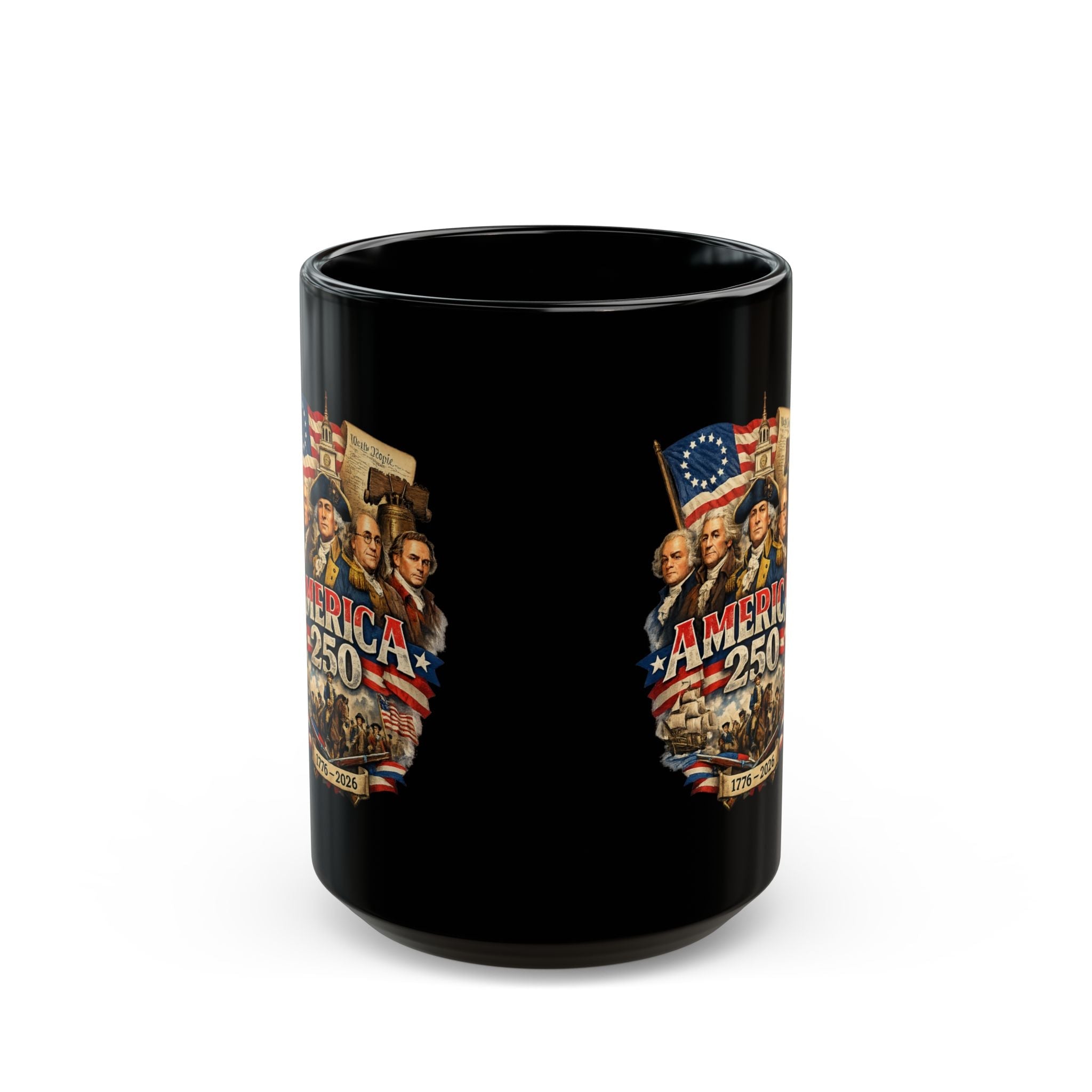 Liberty Forged: America’s 250th Founding Fathers Tribute Mug (2 Sizes) - PatriotDepot.com