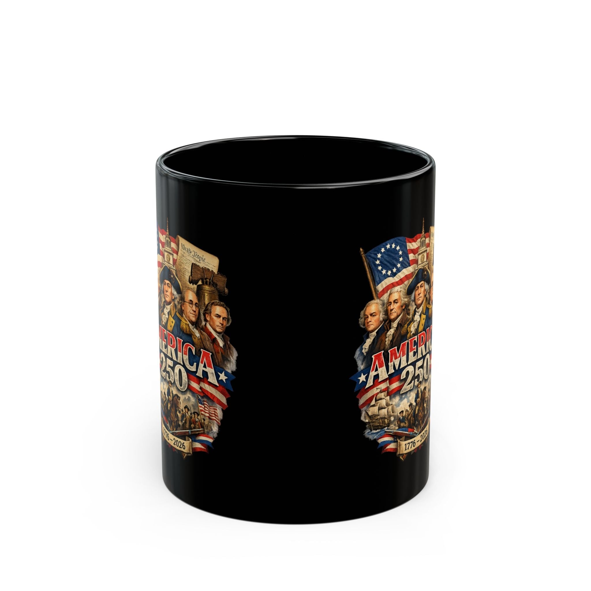 Liberty Forged: America’s 250th Founding Fathers Tribute Mug (2 Sizes) - PatriotDepot.com