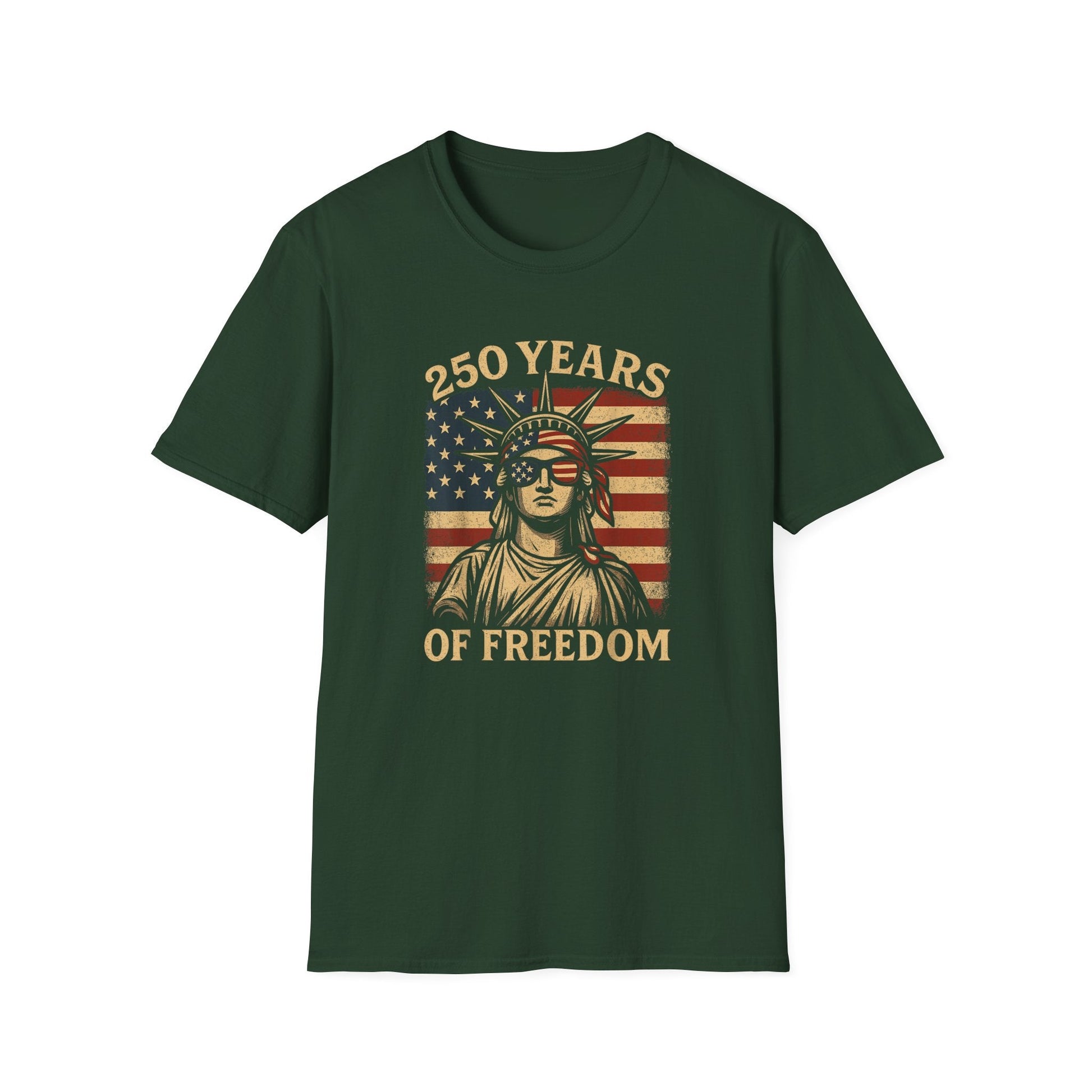 Liberty Looks Good – 250 Years of Freedom T-Shirt - PatriotDepot.com