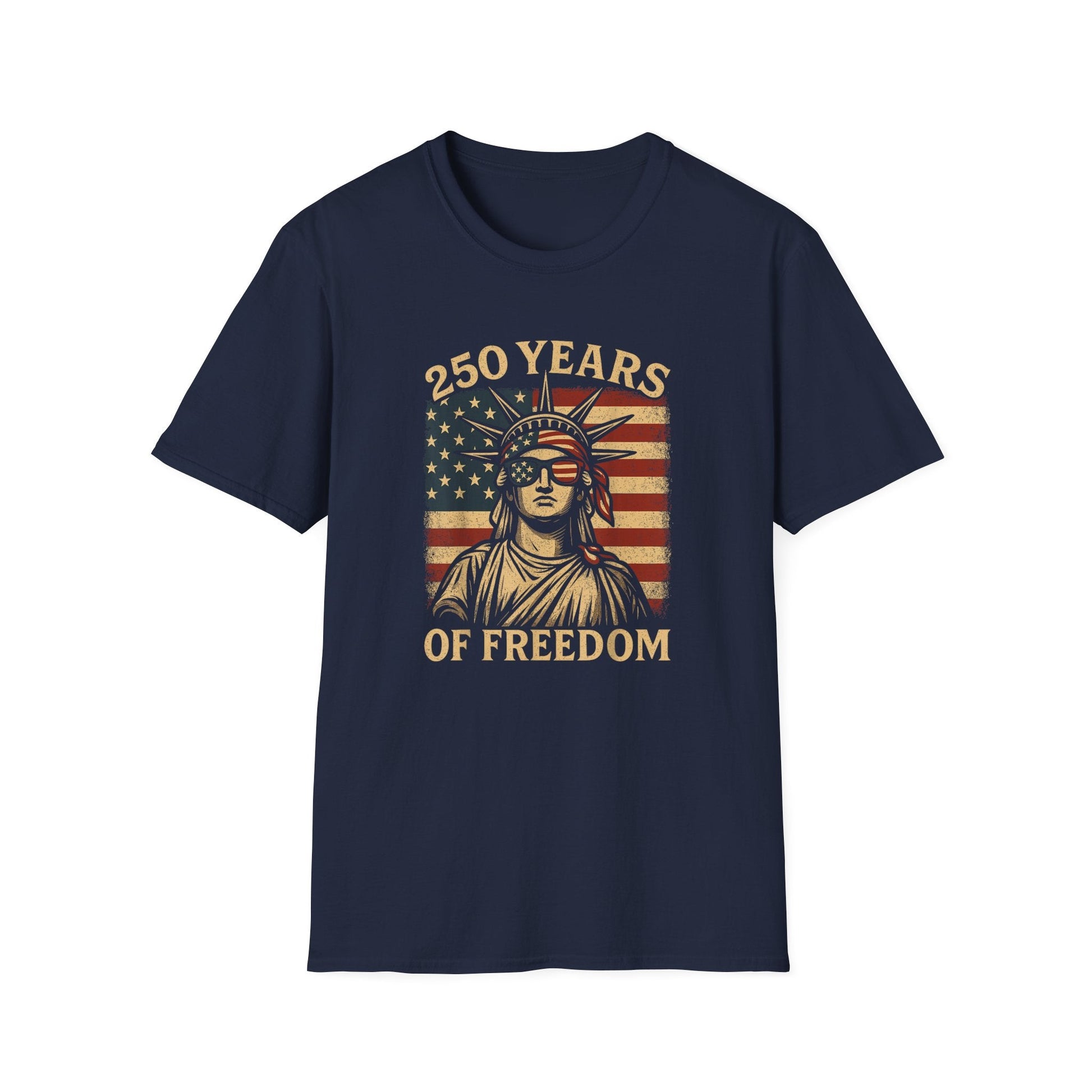 Liberty Looks Good – 250 Years of Freedom T-Shirt - PatriotDepot.com