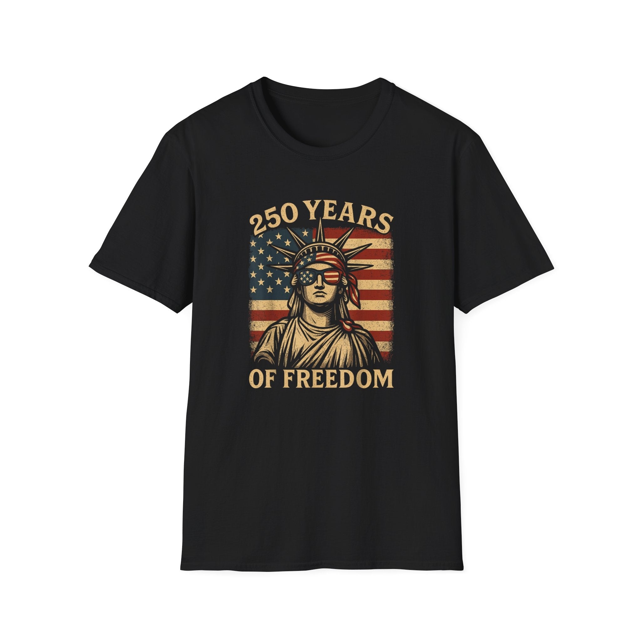 Liberty Looks Good – 250 Years of Freedom T-Shirt - PatriotDepot.com