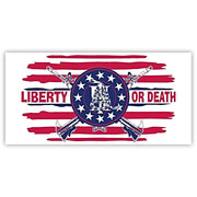 Liberty or Death Gadsden Snake Bumper Sticker - PatriotDepot.com