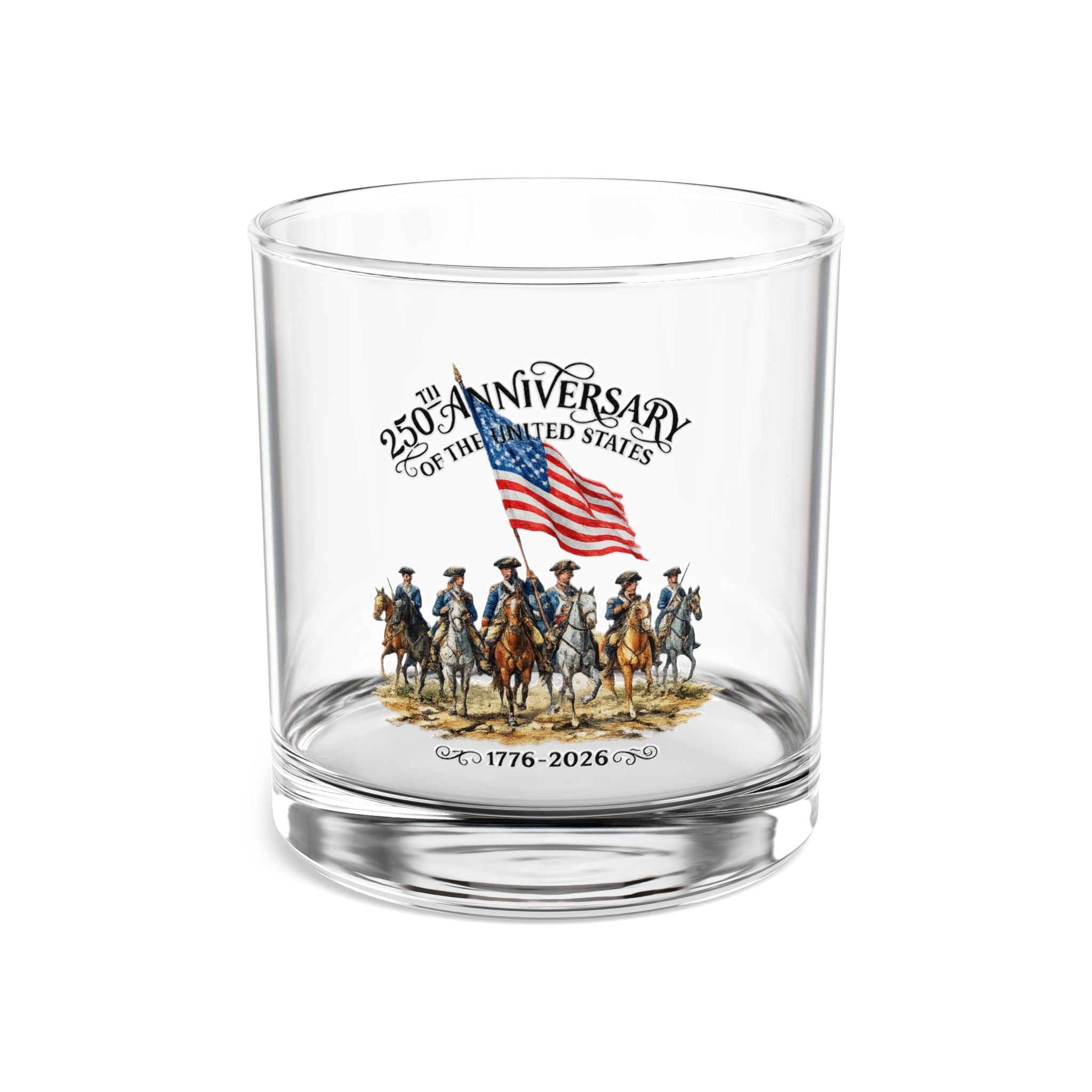 Liberty Riders: America’s 250th Anniversary Tribute (1776–2026) Glass - PatriotDepot.com