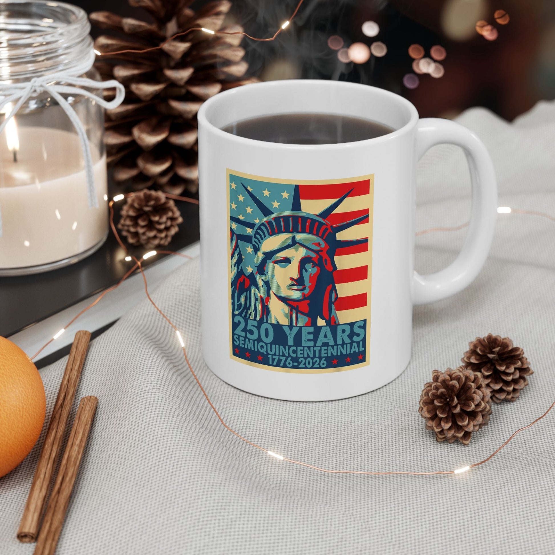 Liberty Semiquicentennial Mug – America’s 250th Anniversary - PatriotDepot.com