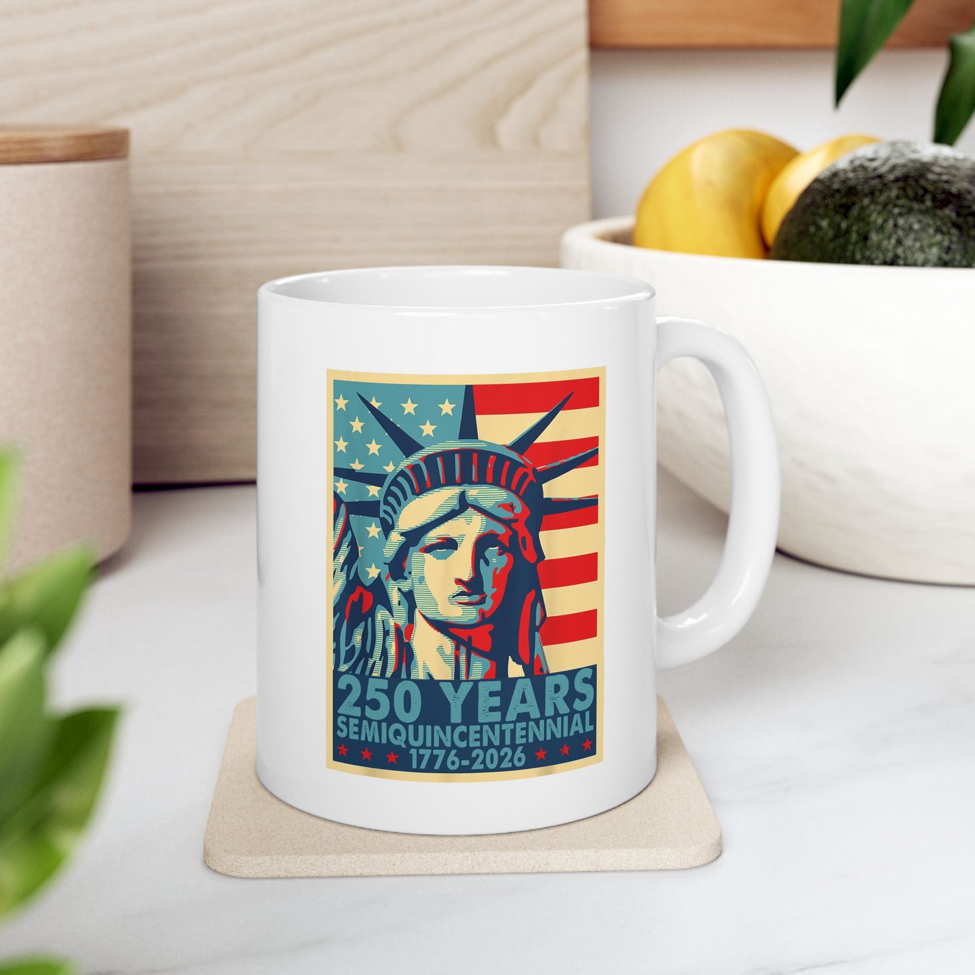 Liberty Semiquicentennial Mug – America’s 250th Anniversary - PatriotDepot.com