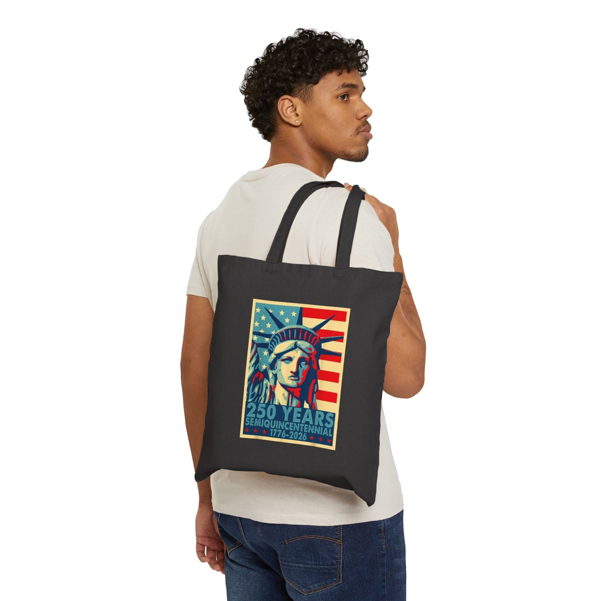 Liberty Semiquicentennial Tote Bag – America’s 250th Anniversary - PatriotDepot.com