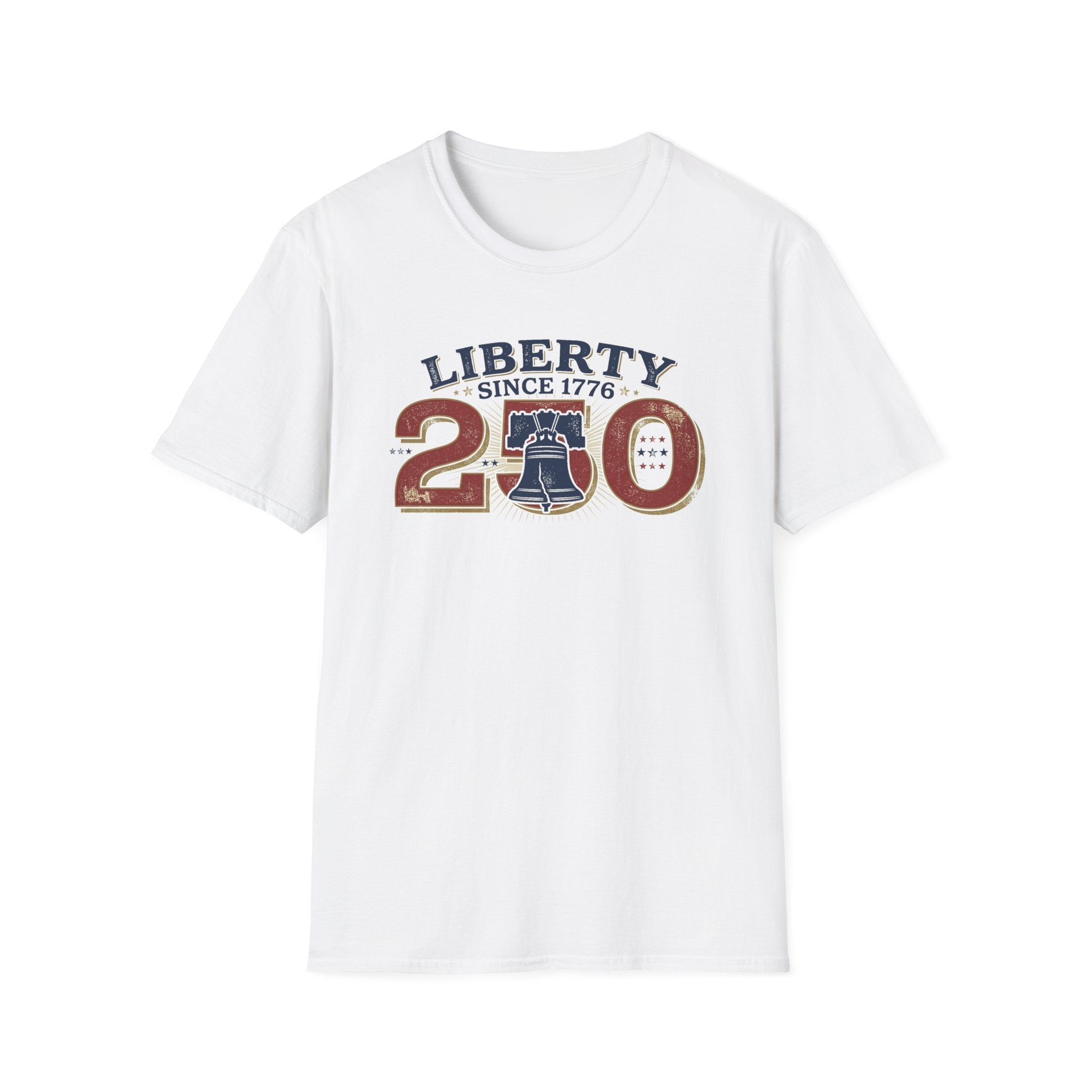 Liberty Since 1776 Vintage Patriotic T-Shirt | America's 250th Anniversary Edition - PatriotDepot.com
