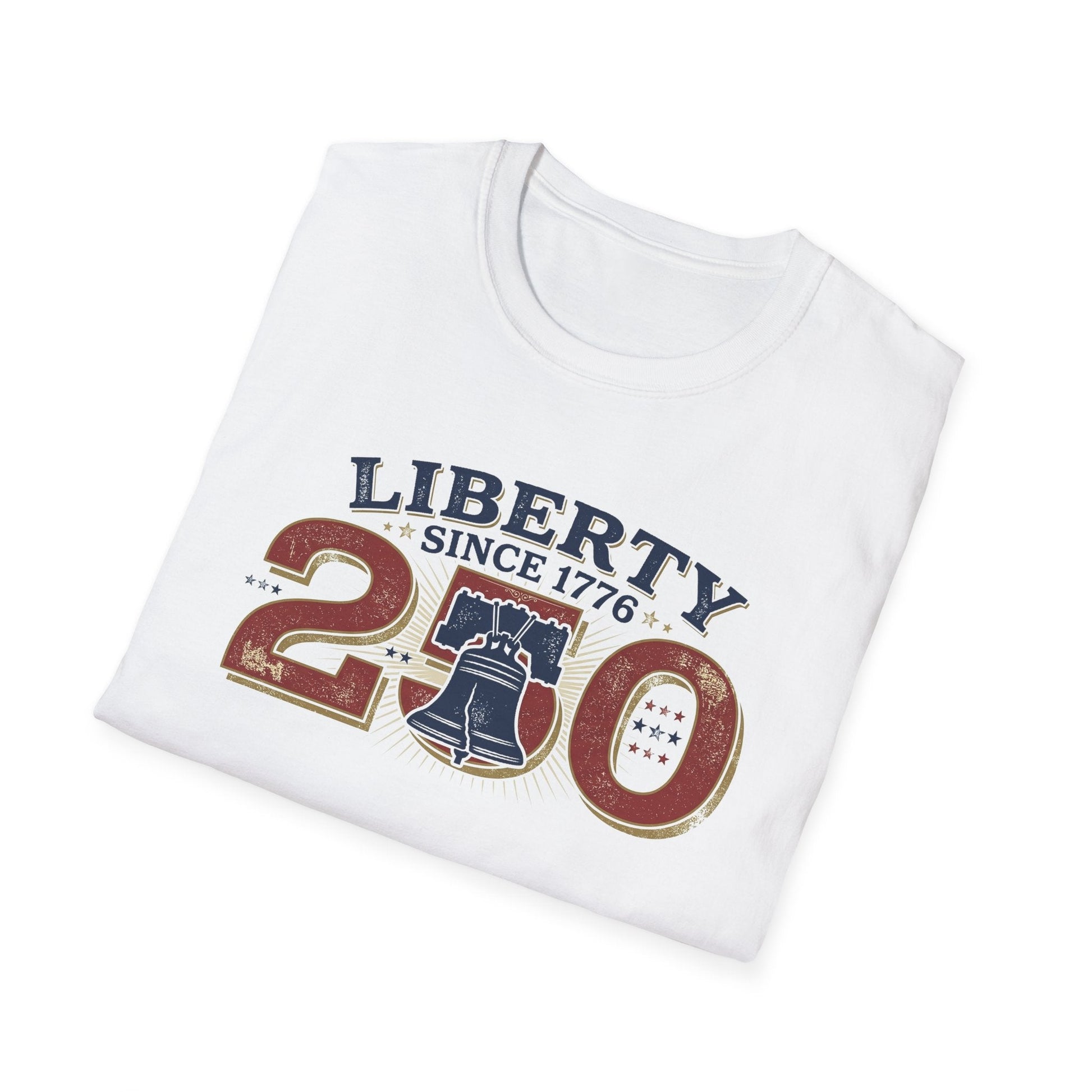 Liberty Since 1776 Vintage Patriotic T-Shirt | America's 250th Anniversary Edition - PatriotDepot.com