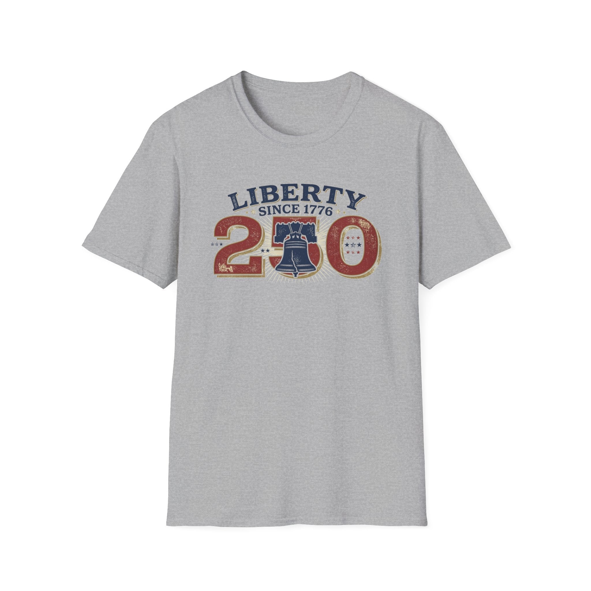 Liberty Since 1776 Vintage Patriotic T-Shirt | America's 250th Anniversary Edition - PatriotDepot.com