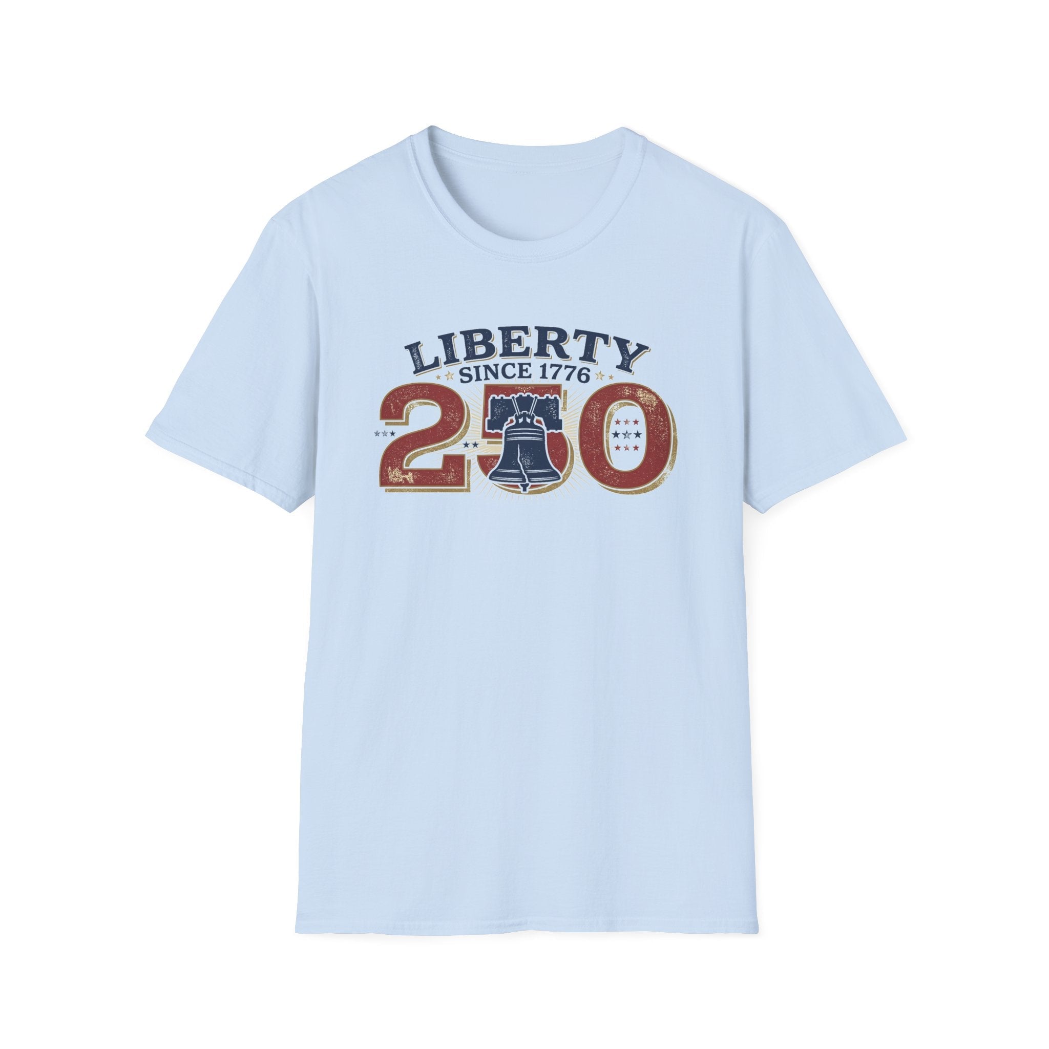 Liberty Since 1776 Vintage Patriotic T-Shirt | America's 250th Anniversary Edition - PatriotDepot.com