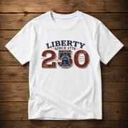 Liberty Since 1776 Vintage Patriotic T-Shirt | America's 250th Anniversary Edition - PatriotDepot.com