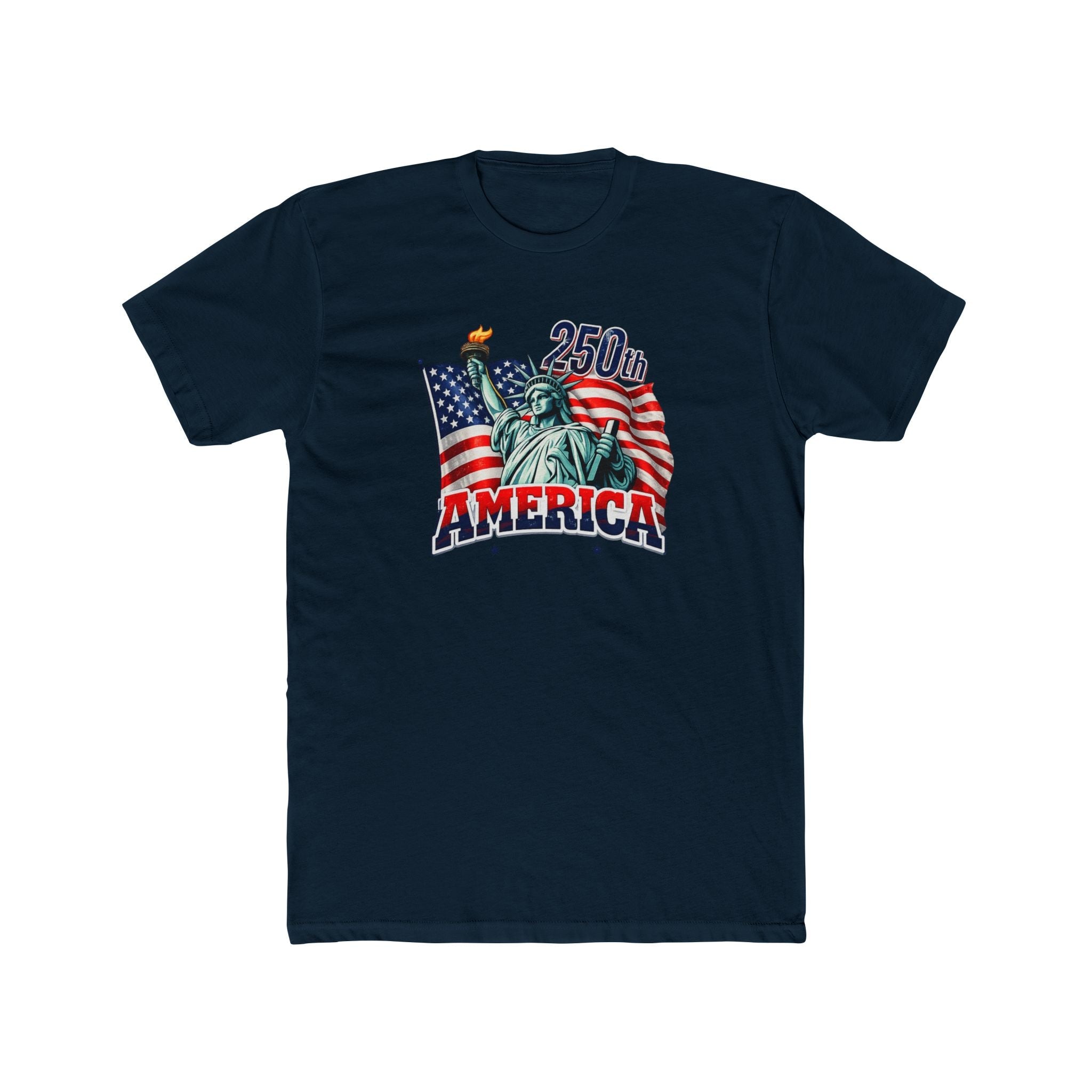Liberty Stands America’s 250th Anniversary T-Shirt - PatriotDepot.com