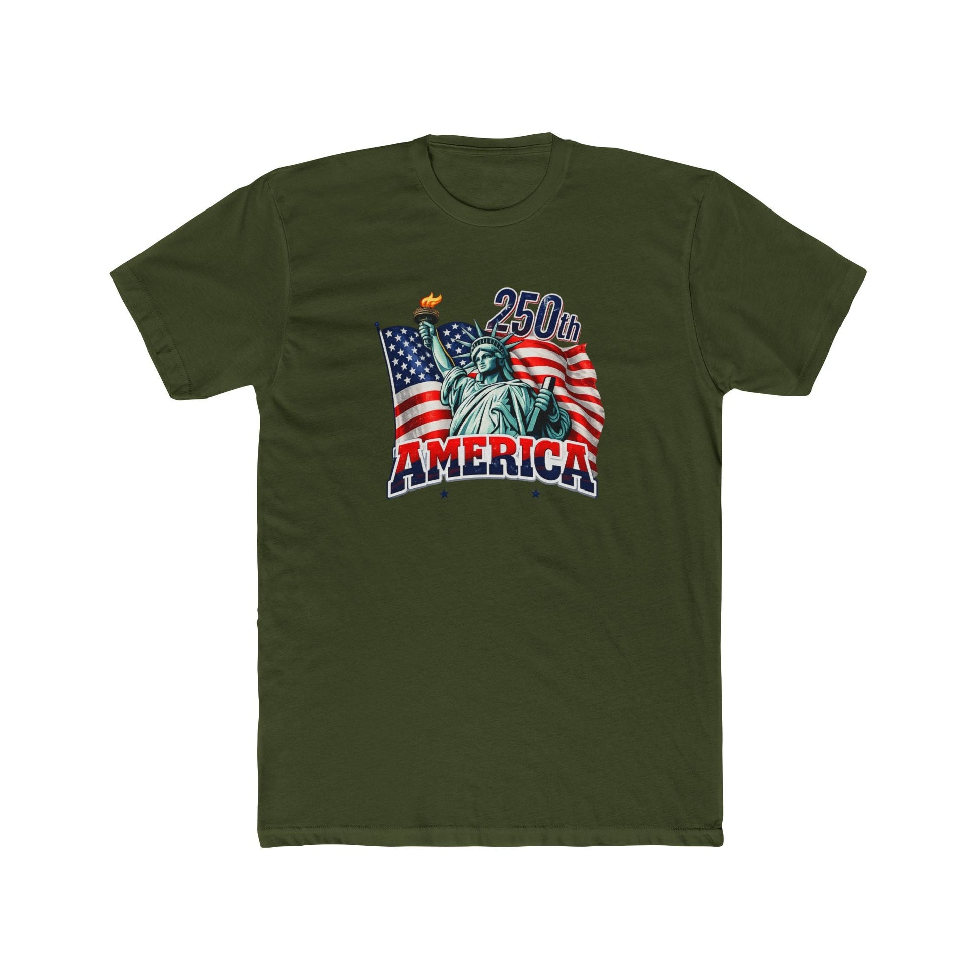 Liberty Stands America’s 250th Anniversary T-Shirt - PatriotDepot.com