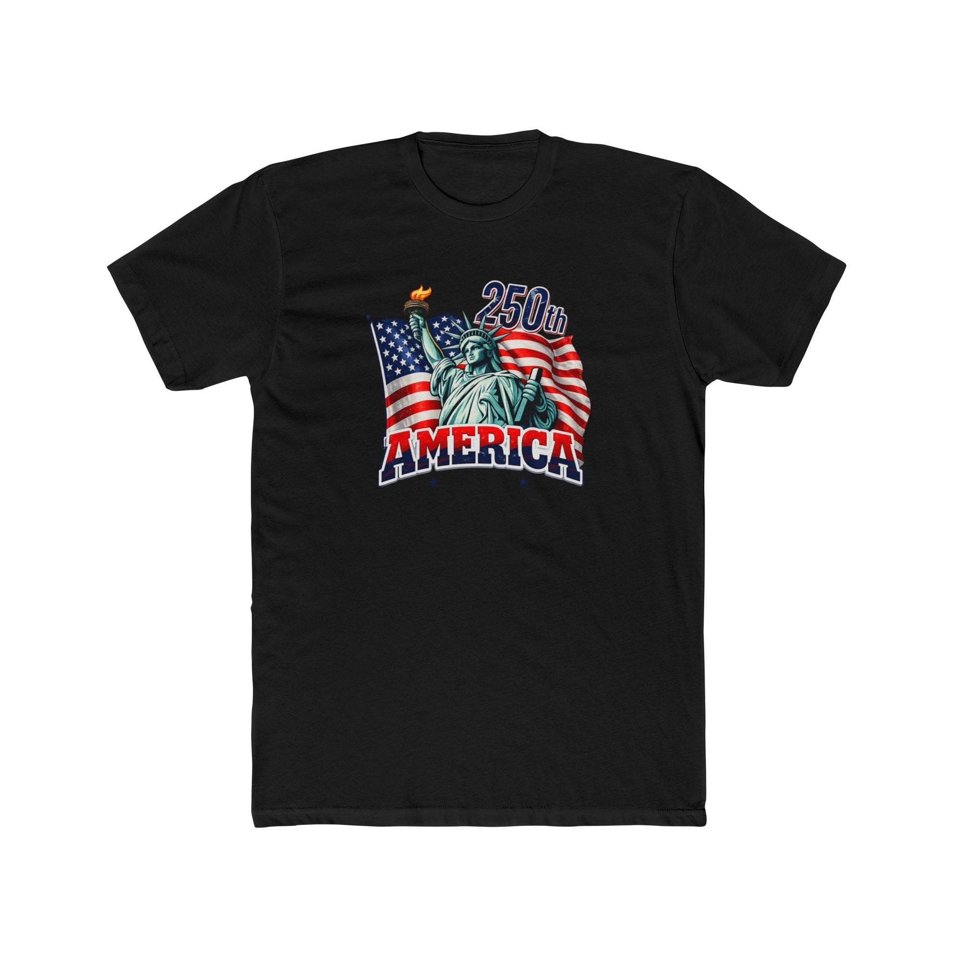 Liberty Stands America’s 250th Anniversary T-Shirt - PatriotDepot.com