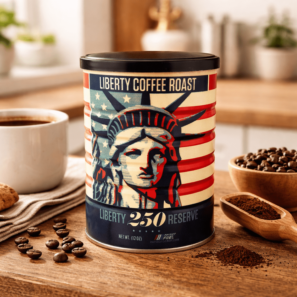 Limited Edition Liberty 250 Reserve Coffee Roast (12oz Can) - PatriotDepot.com