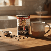 Limited Edition Trump 45 - 47 Coffee Roast (12oz Can) - PatriotDepot.com
