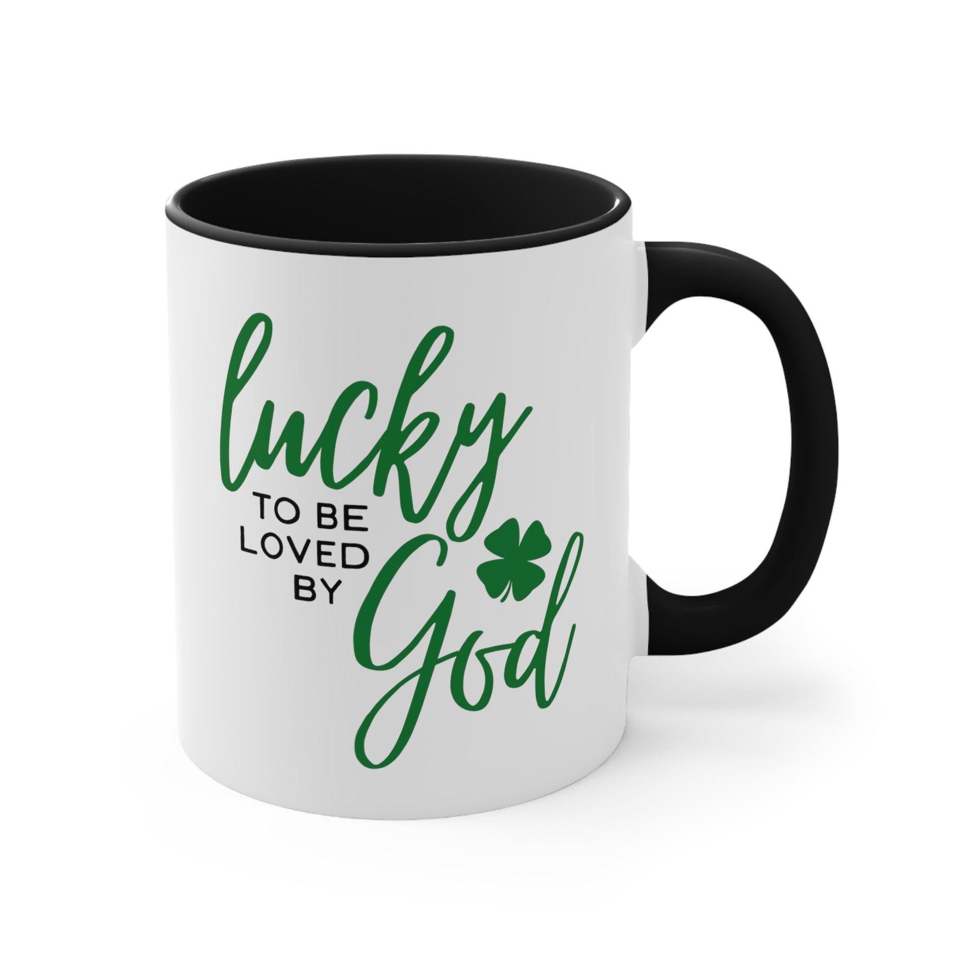 Lucky to be Loved by God Mug - PatriotDepot.com