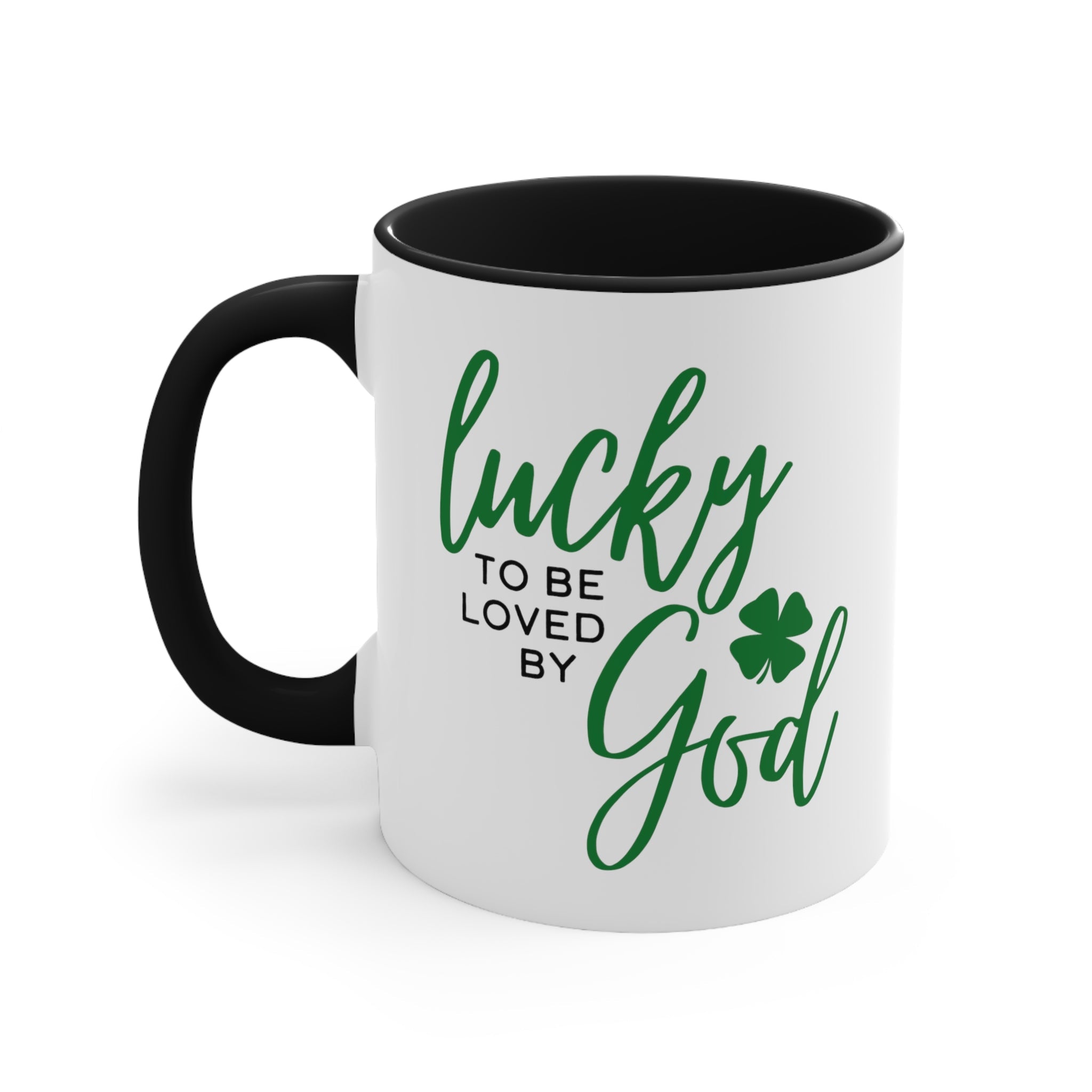 Lucky to be Loved by God Mug - PatriotDepot.com