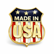 Made In USA Enamel Lapel Pin - PatriotDepot.com