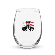 MAGA 45 - 47 Patriotic Celebration Glass - PatriotDepot.com