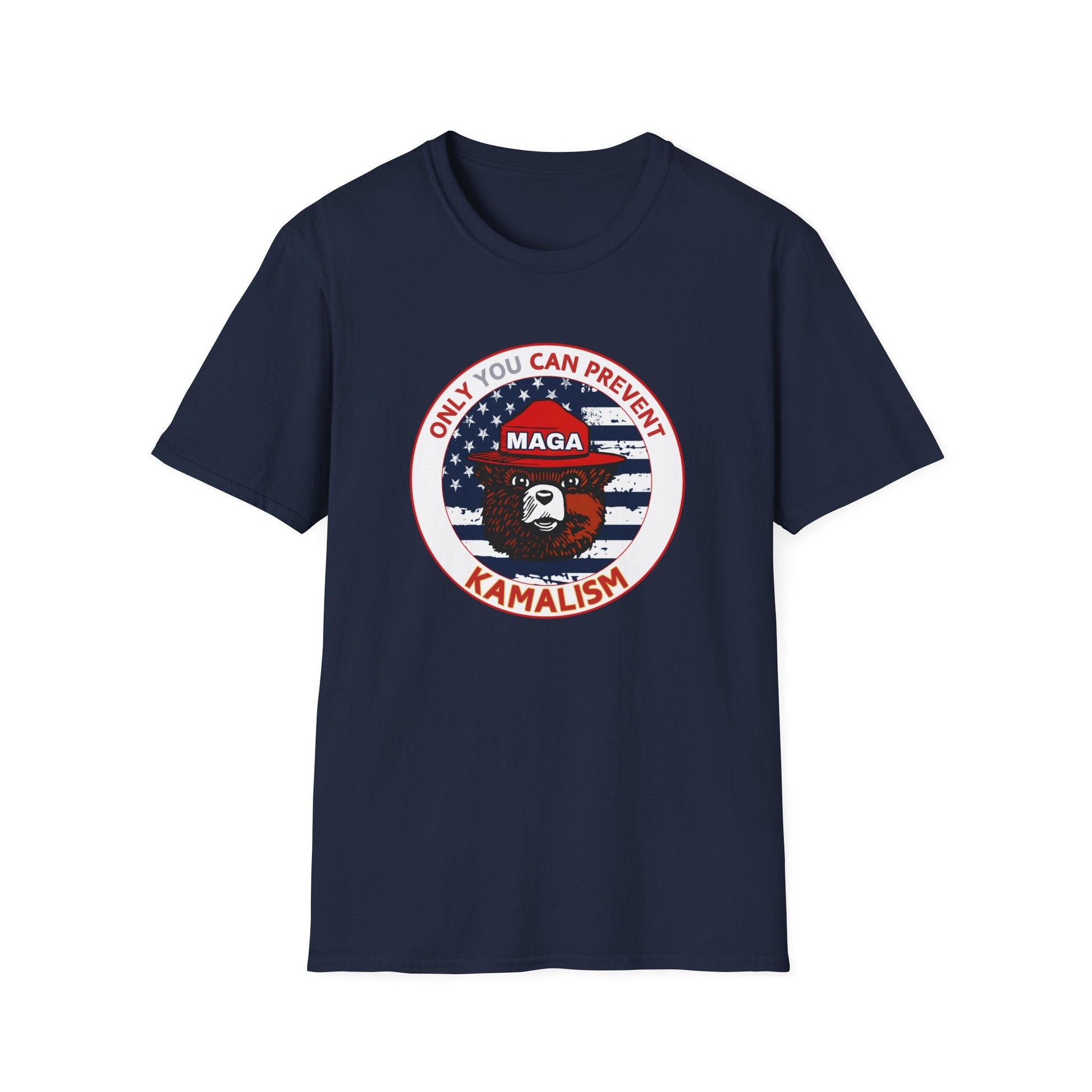 MAGA Bear "Only You Can Prevent Kamalism" T-Shirt - PatriotDepot.com