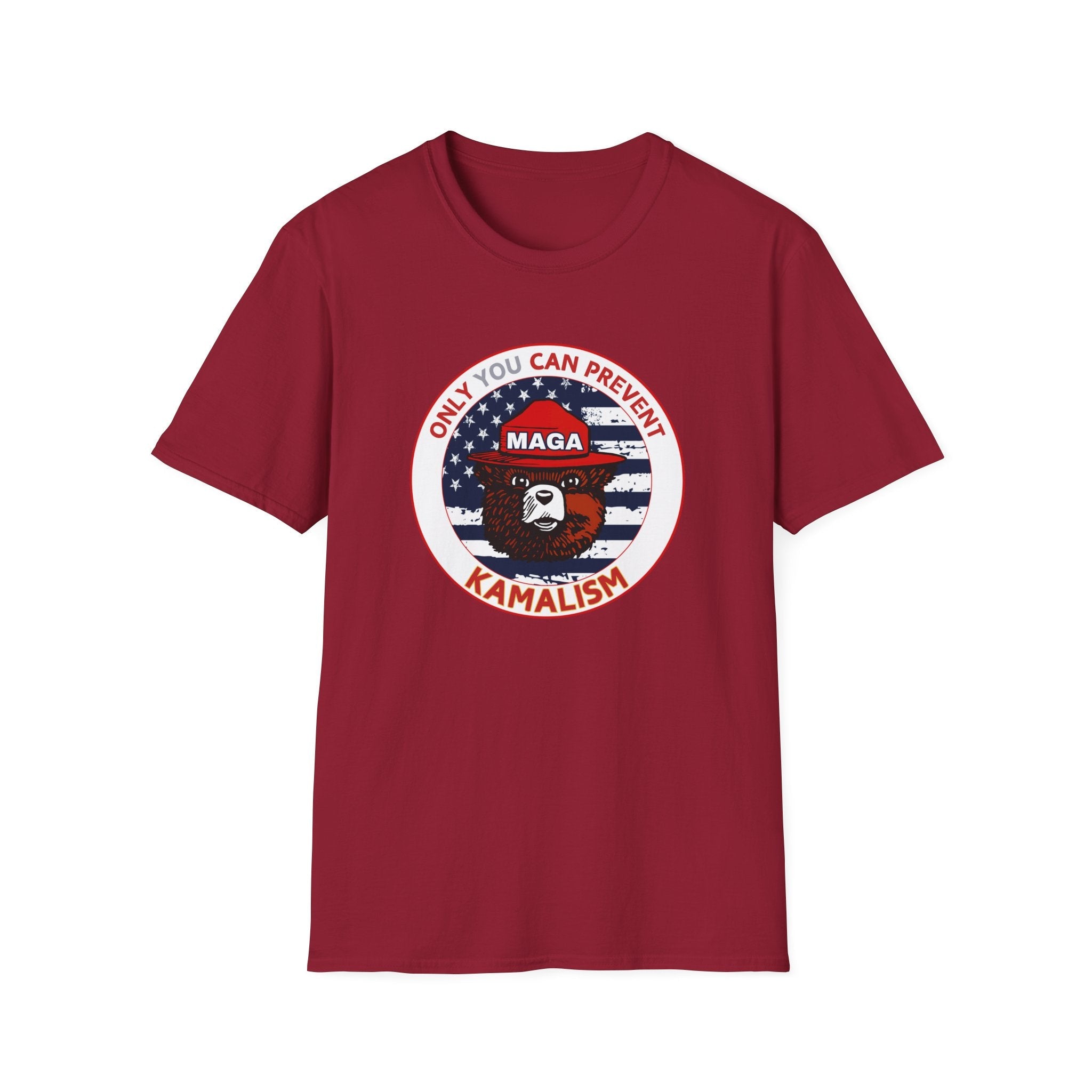 MAGA Bear "Only You Can Prevent Kamalism" T-Shirt - PatriotDepot.com