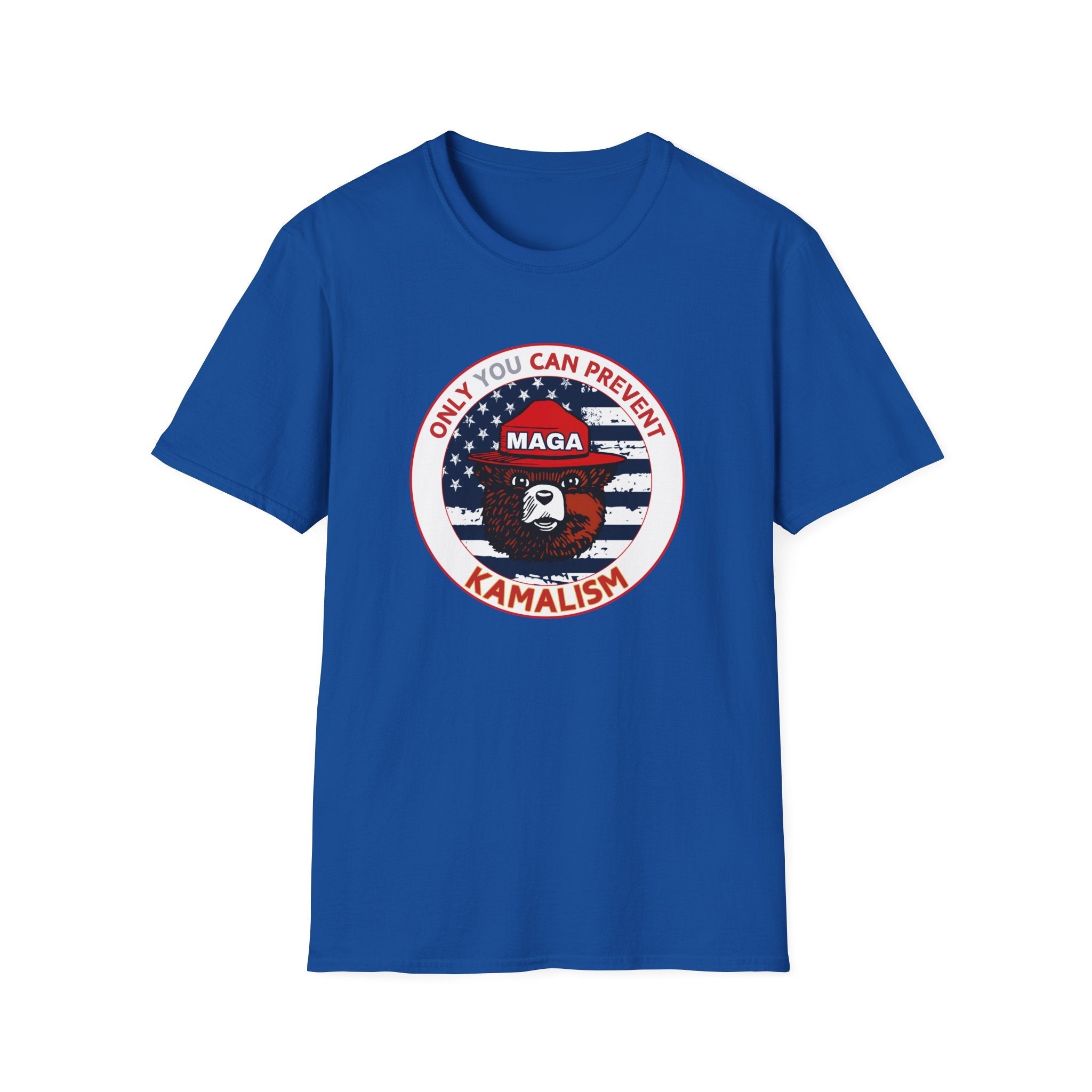 MAGA Bear "Only You Can Prevent Kamalism" T-Shirt - PatriotDepot.com