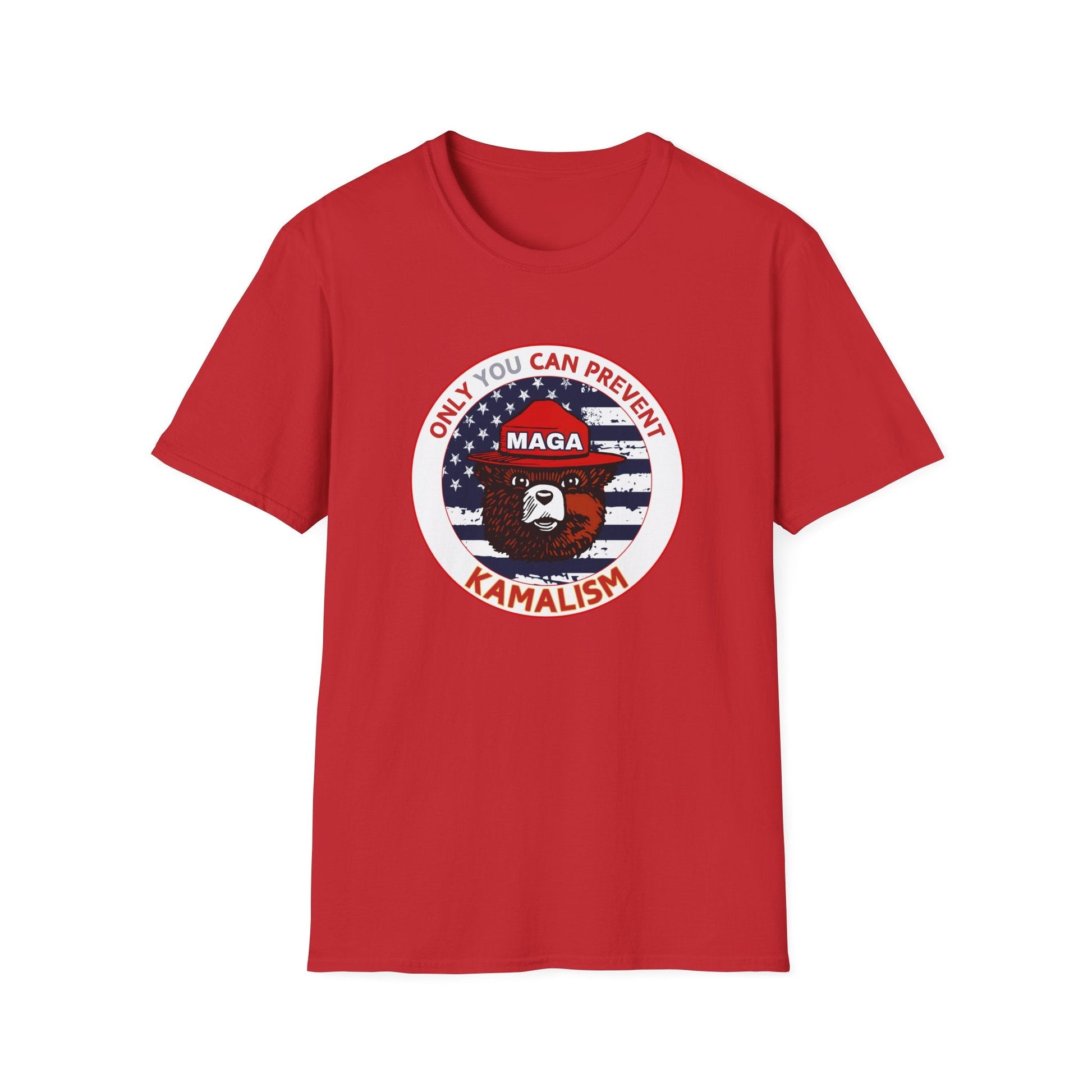 MAGA Bear "Only You Can Prevent Kamalism" T-Shirt - PatriotDepot.com