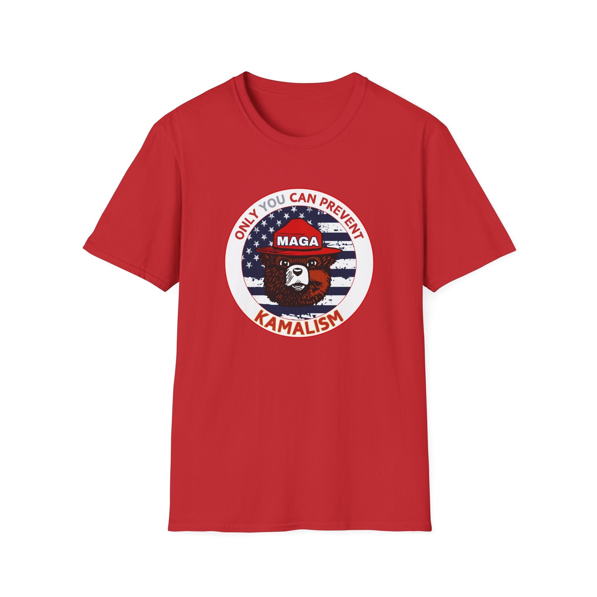 MAGA Bear "Only You Can Prevent Kamalism" T-Shirt - PatriotDepot.com