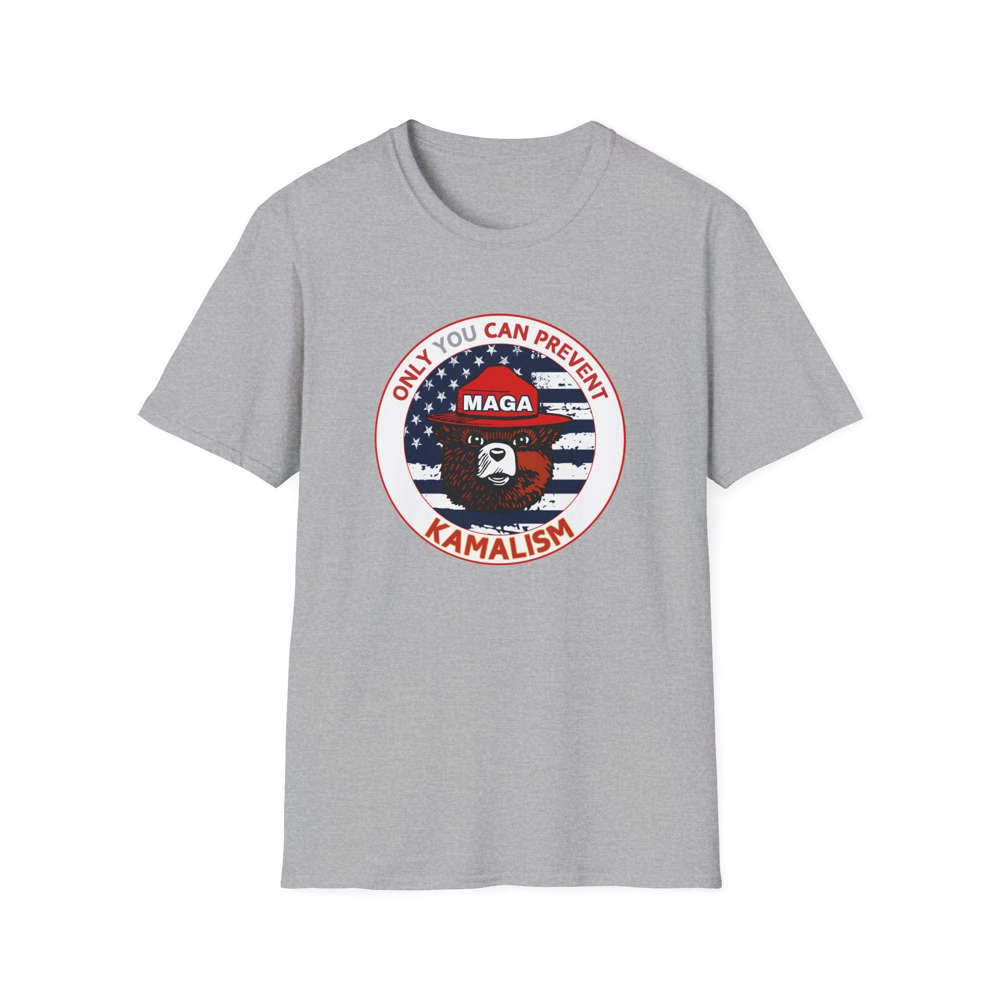 MAGA Bear "Only You Can Prevent Kamalism" T-Shirt - PatriotDepot.com
