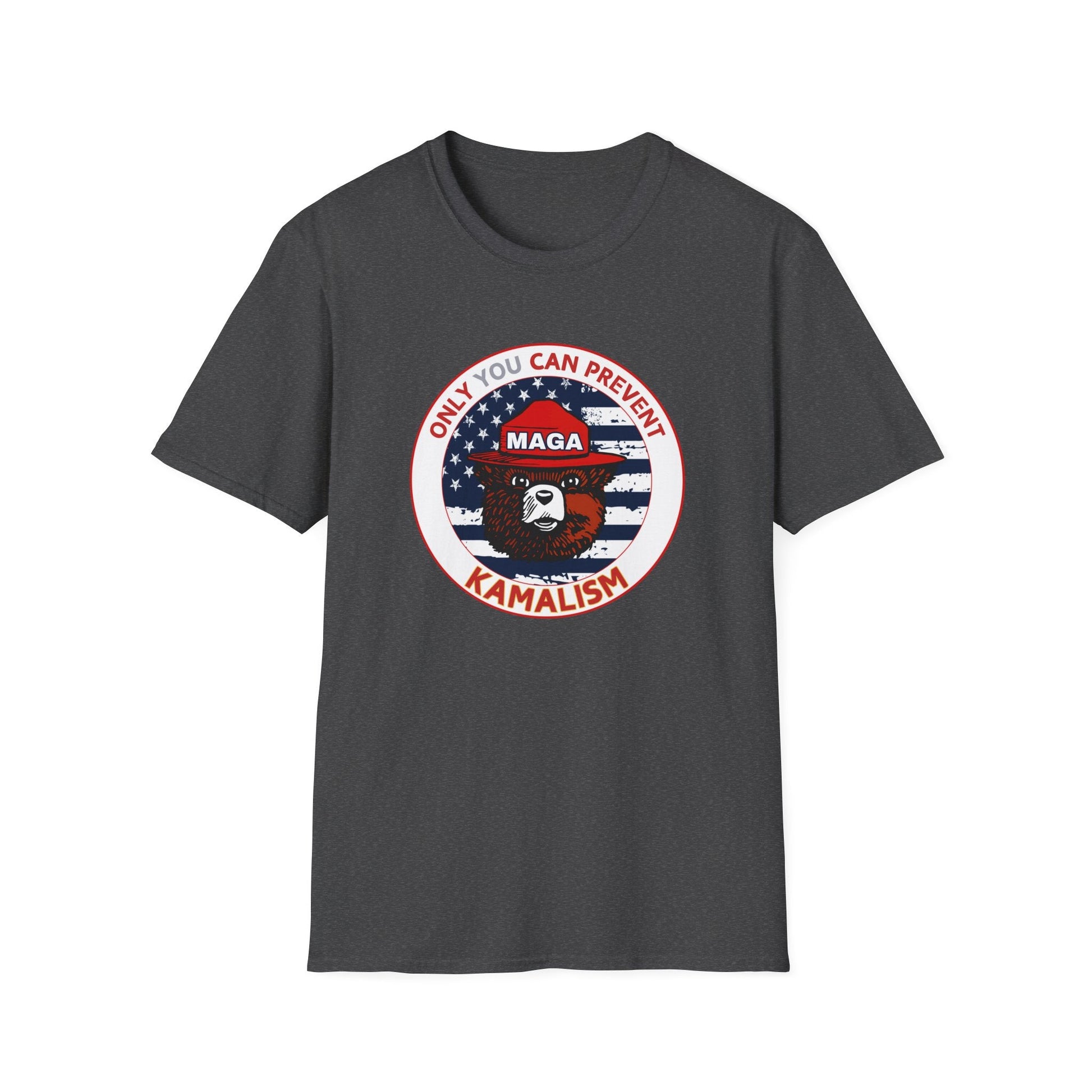 MAGA Bear "Only You Can Prevent Kamalism" T-Shirt - PatriotDepot.com