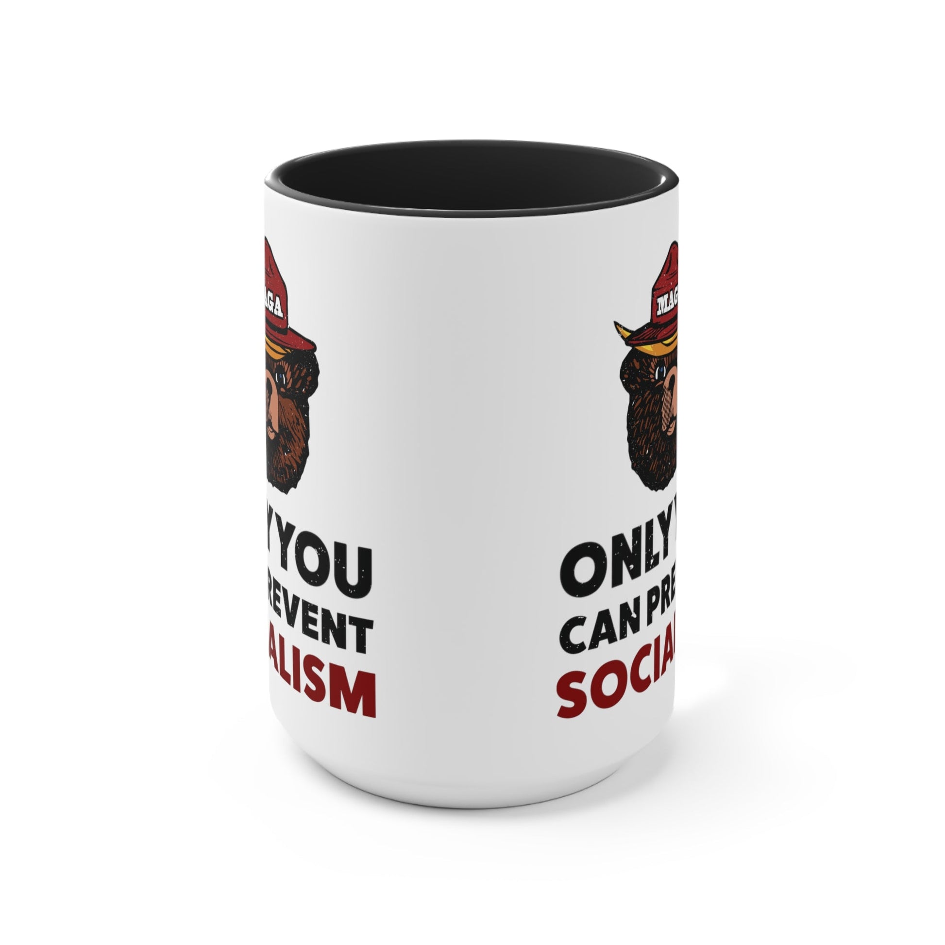 MAGA Bear: Only You Can Prevent Socialism Mug (2 Colors) - PatriotDepot.com