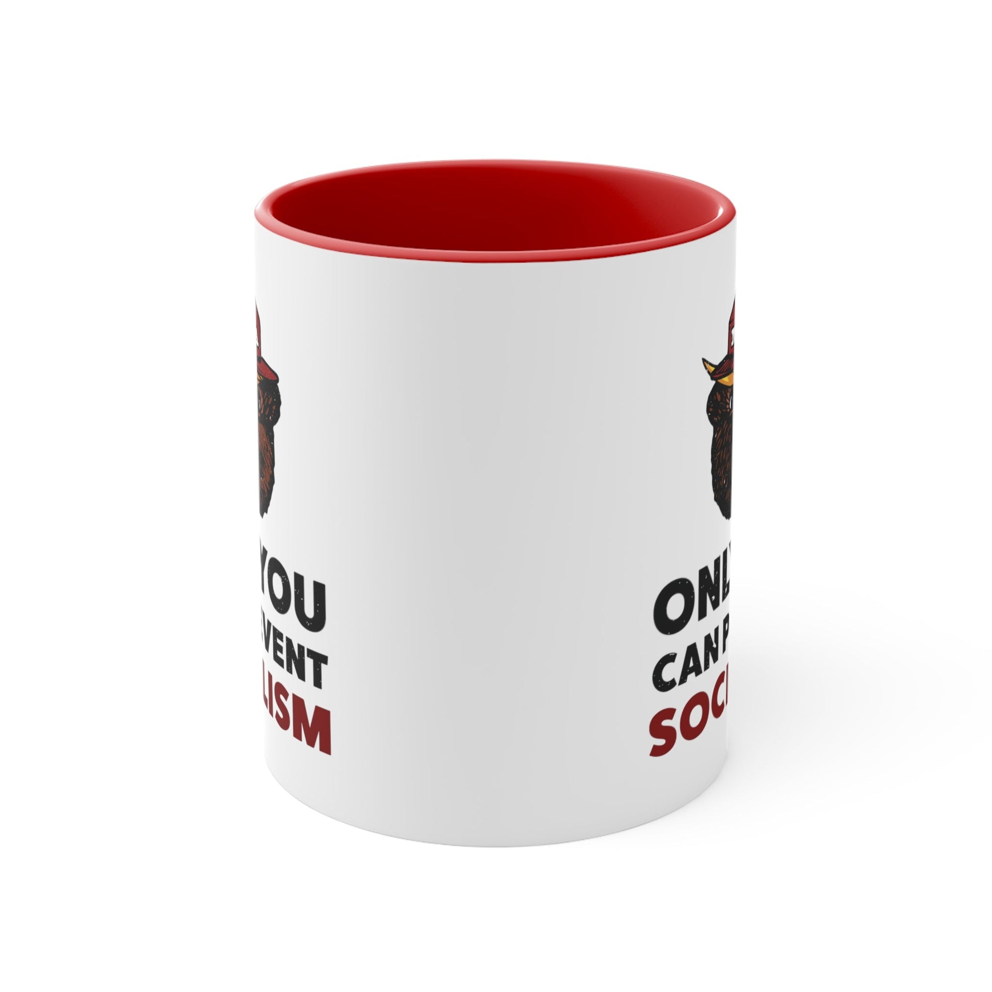 MAGA Bear: Only You Can Prevent Socialism Mug (2 Colors) - PatriotDepot.com