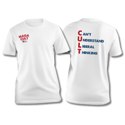 MAGA Cult "Can't Understand Liberal Thinking T-Shirt (front/back design) - PatriotDepot.com
