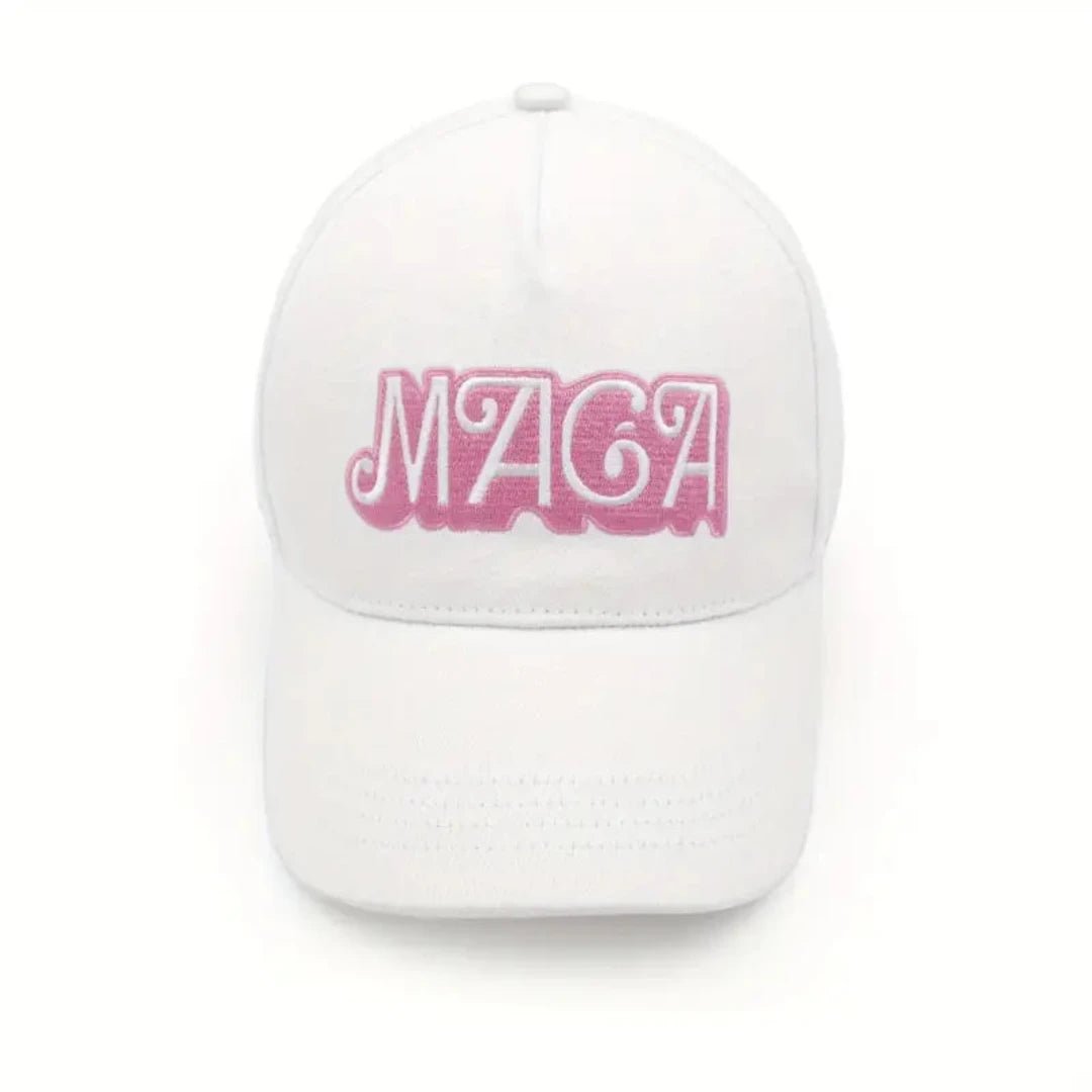 MAGA Custom Embroidered Hat (Flamingo Pink Design) - PatriotDepot.com